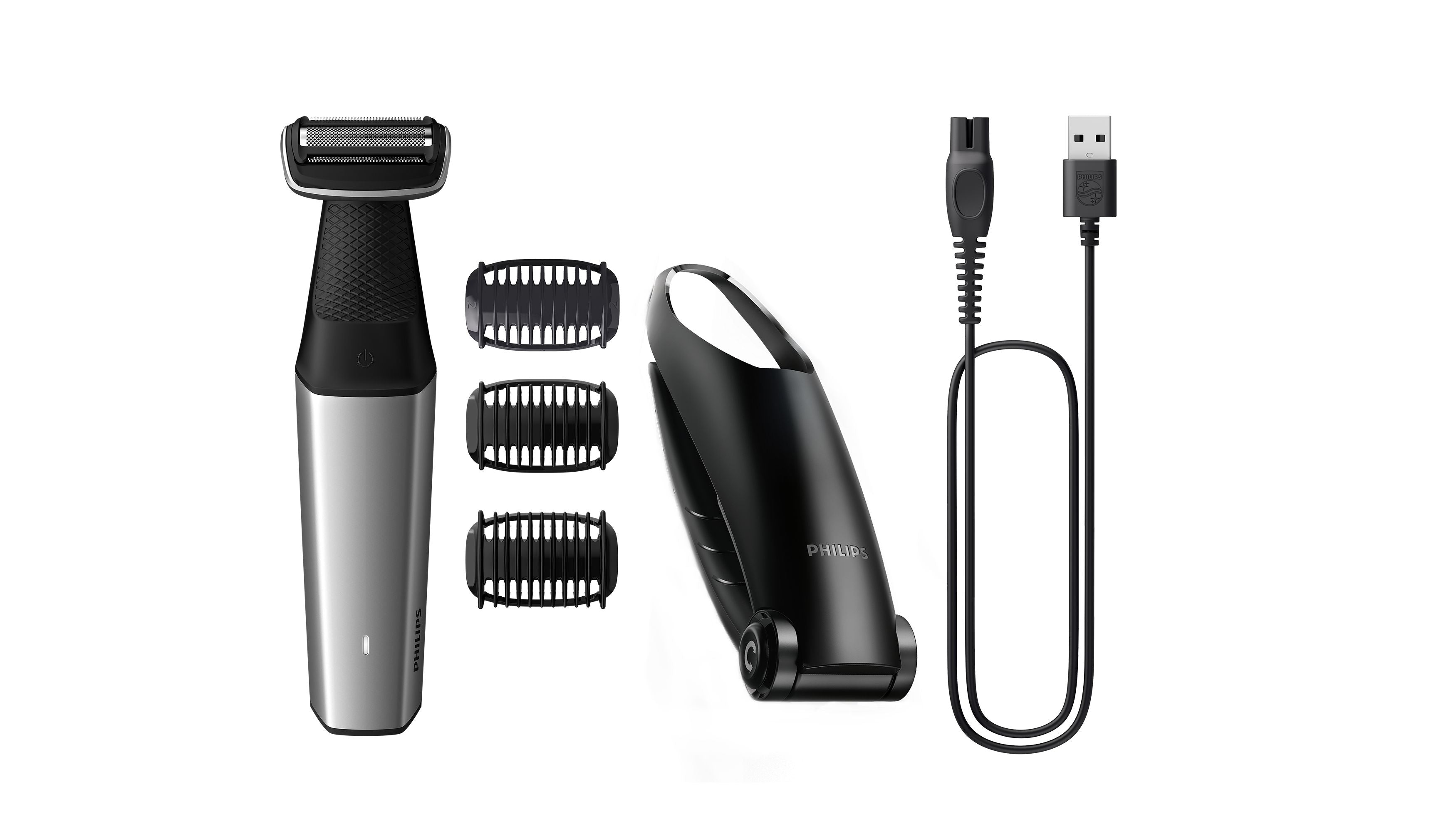 www.electricalstuff.se ElectricalStuff.se Philips BODYGROOM Series 5000 BG5021/15 Duschsäker ljumsk- och kroppstrimmer Phi