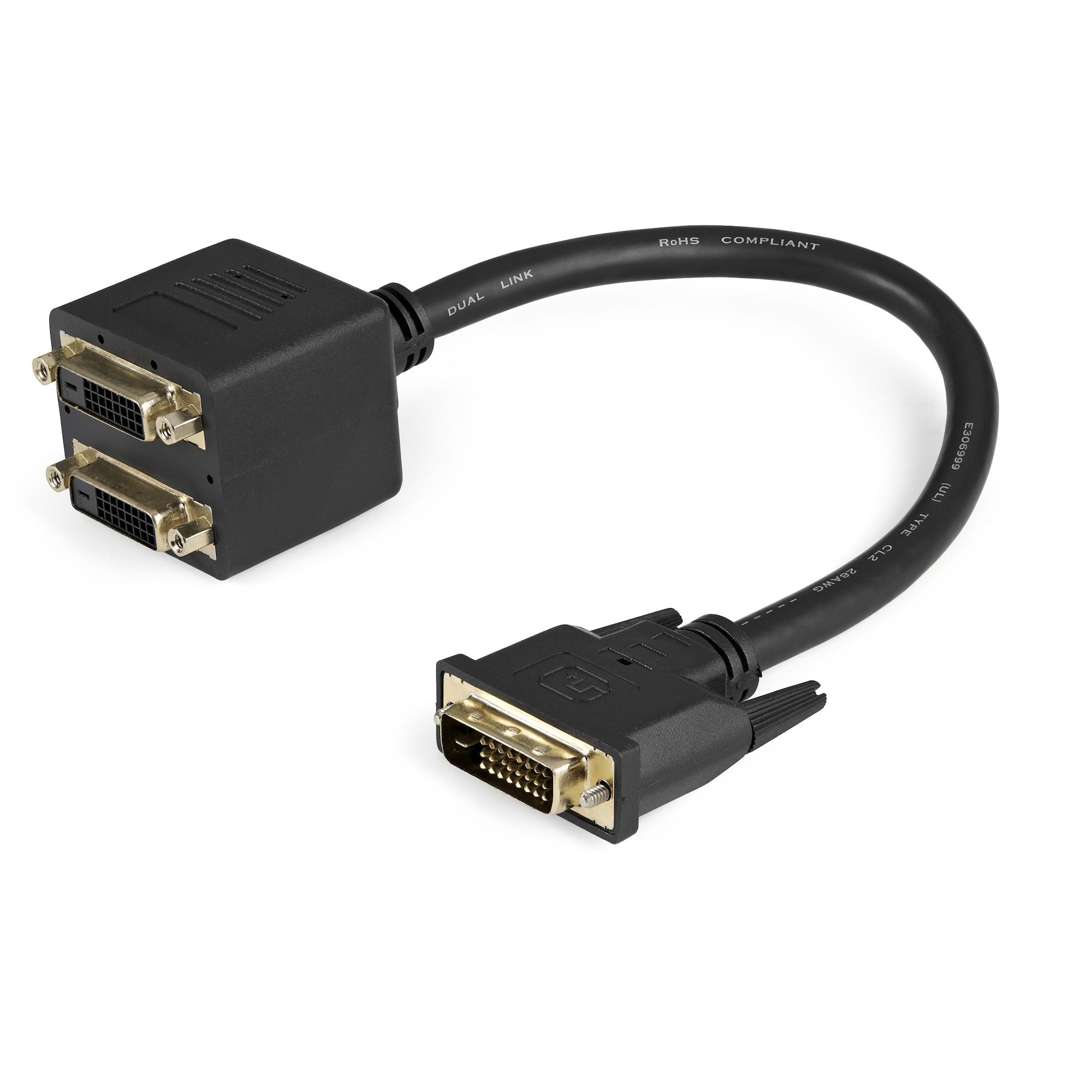 www.electricalstuff.se ElectricalStuff.se StarTech.com 30 cm DVI-D till 2x DVI-D digital video splitter kabel – M/F StarTe