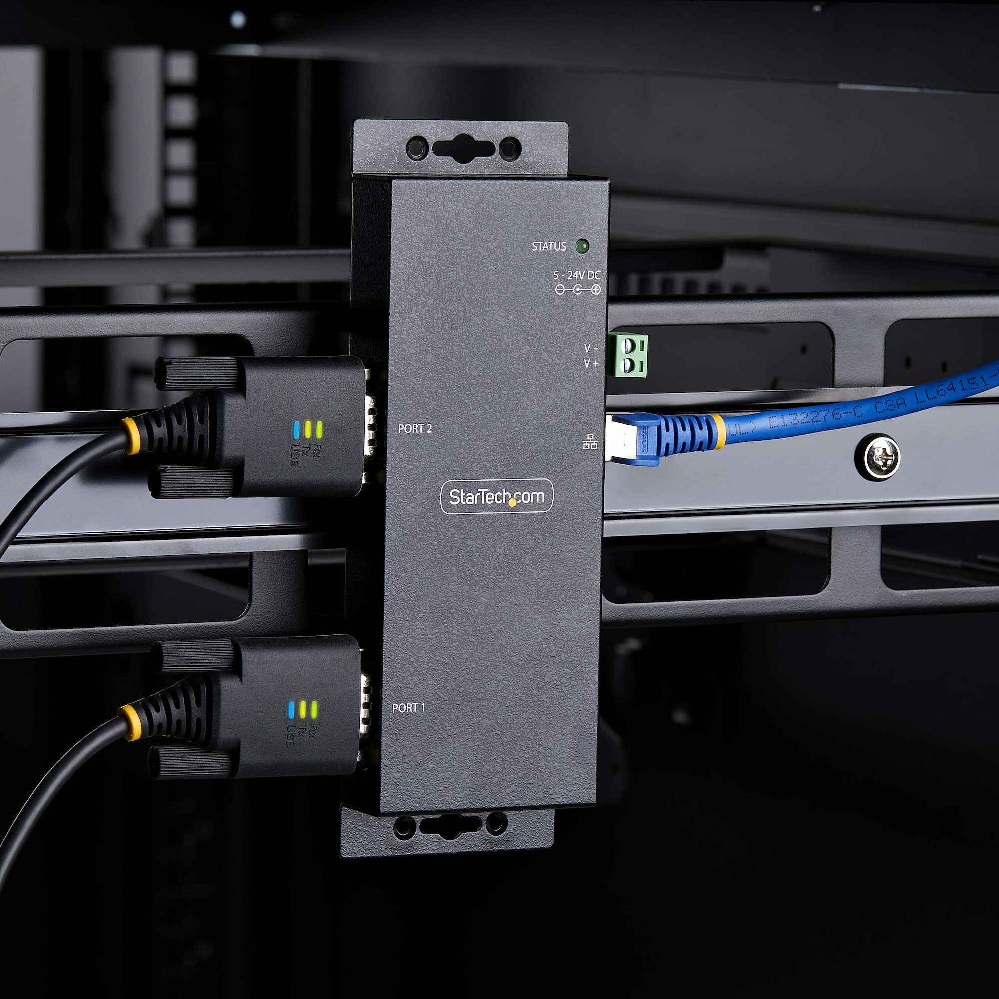 allhölje, seriell RJ45 LAN till DB9-omvandlare StarTech.com I23-SERIAL-ETHERNET 0065030905992|065030905992 Konverterare/Repe