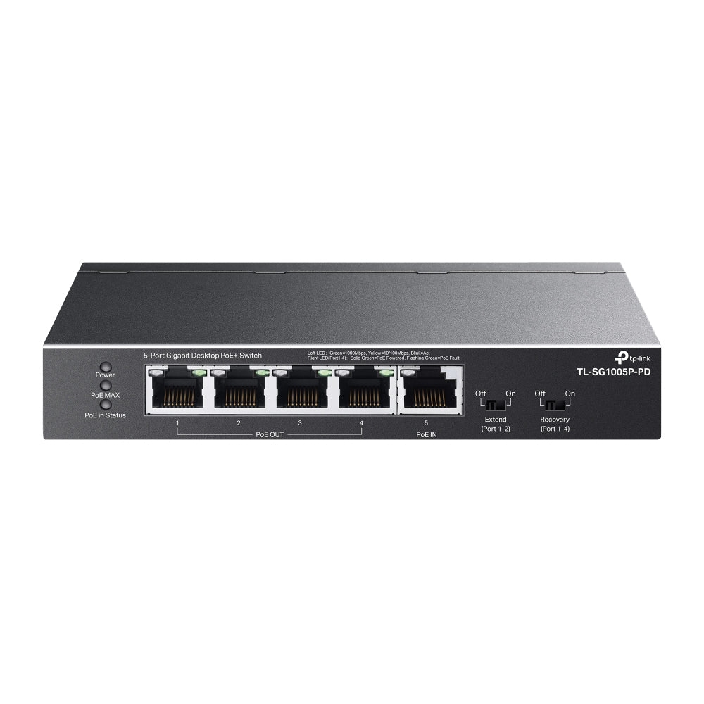 www.electricalstuff.se ElectricalStuff.se TP-Link TL-SG1005P-PD nätverksswitchar Gigabit Ethernet (10/100/1000) Strömförsö