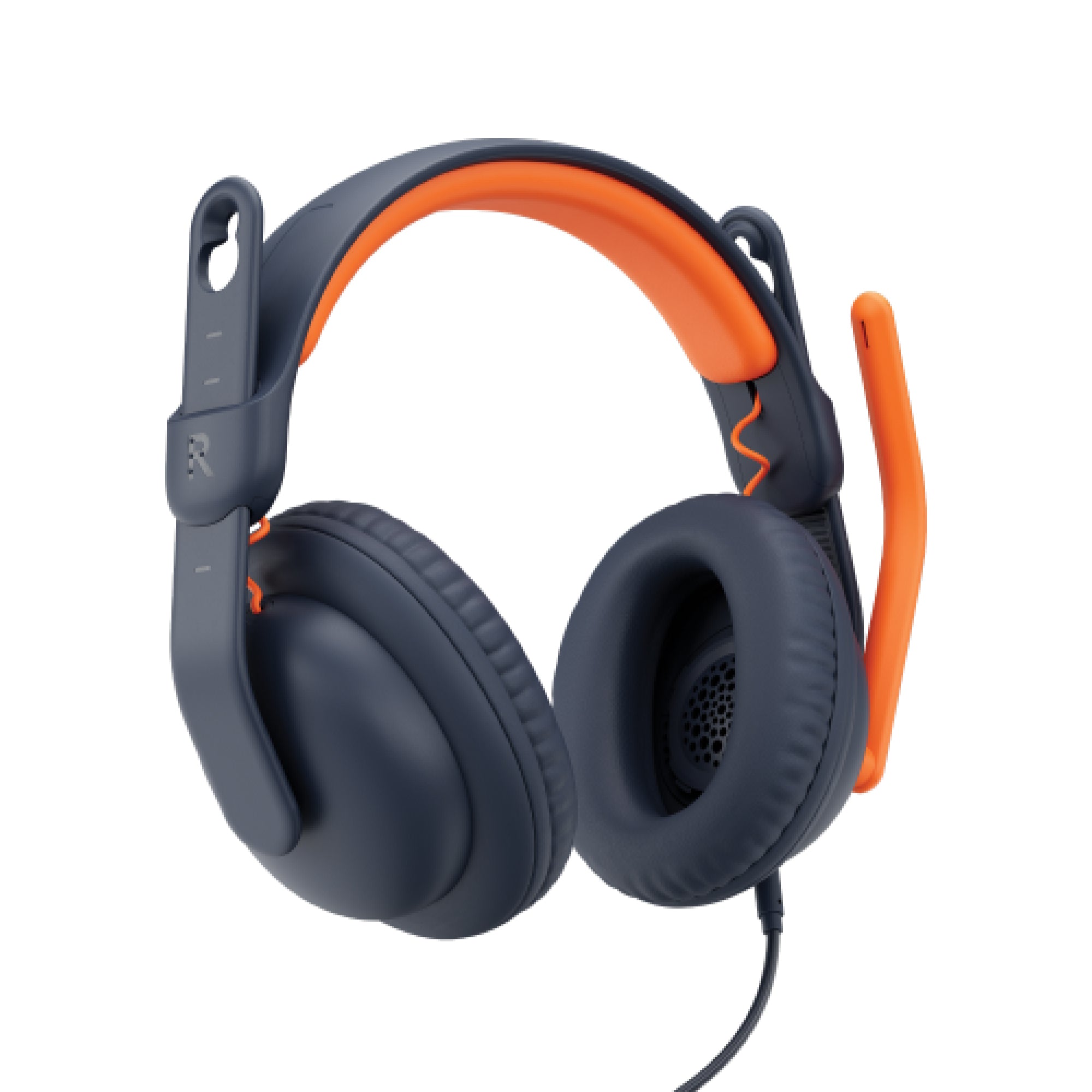 www.electricalstuff.se ElectricalStuff.se Logitech Zone Learn Headset Kabel Huvudband Utbildning USB Type-C Blå, Orange Lo