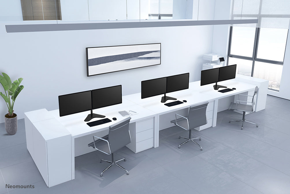 ställ till bildskärm 81,3 cm (32") Bord Svart Neomounts FPMA-D550DDBLACK 8717371446697 Fästen och Ställ till Bildskärmar