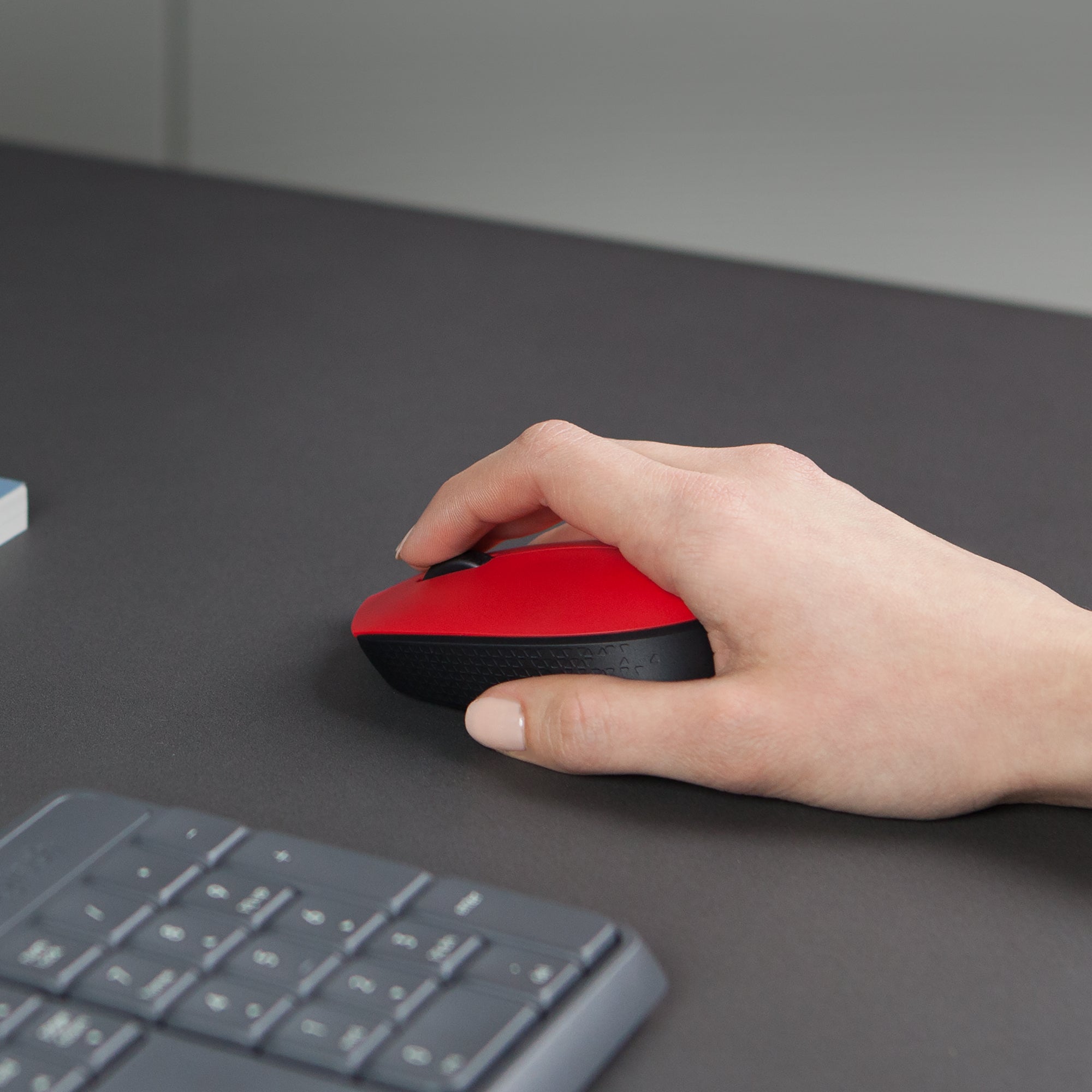 möss Kontor Ambidextrous RF Trådlös Optisk 1000 DPI Logitech 910-004641 5099206062870 Datormöss M171 Red-K www.electricals