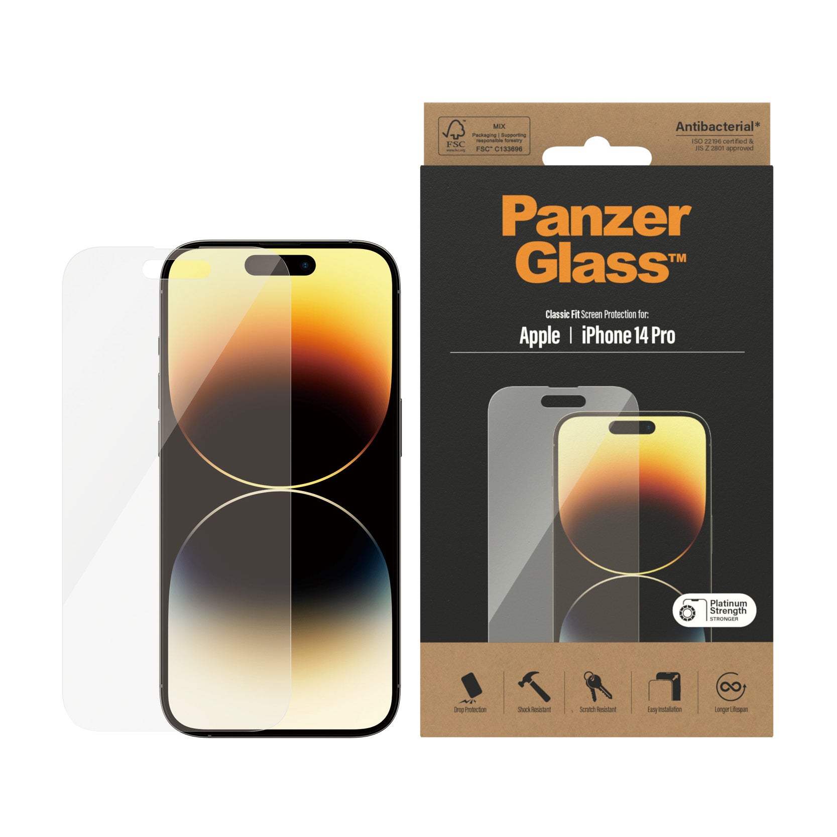 lectricalStuff.se PanzerGlass Classic Fit Apple iPhone 20 Genomskinligt skärmskydd 1 styck PanzerGlass 2768 5711724027680