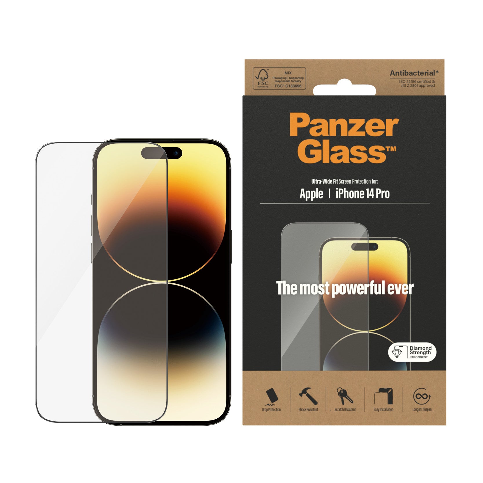 Glass 2772 5711724027727 Skärm- och Baksidesskydd till Mobiltelefoner Ultra-Wide Fit Apple iPhone www.electricalstuff.se E