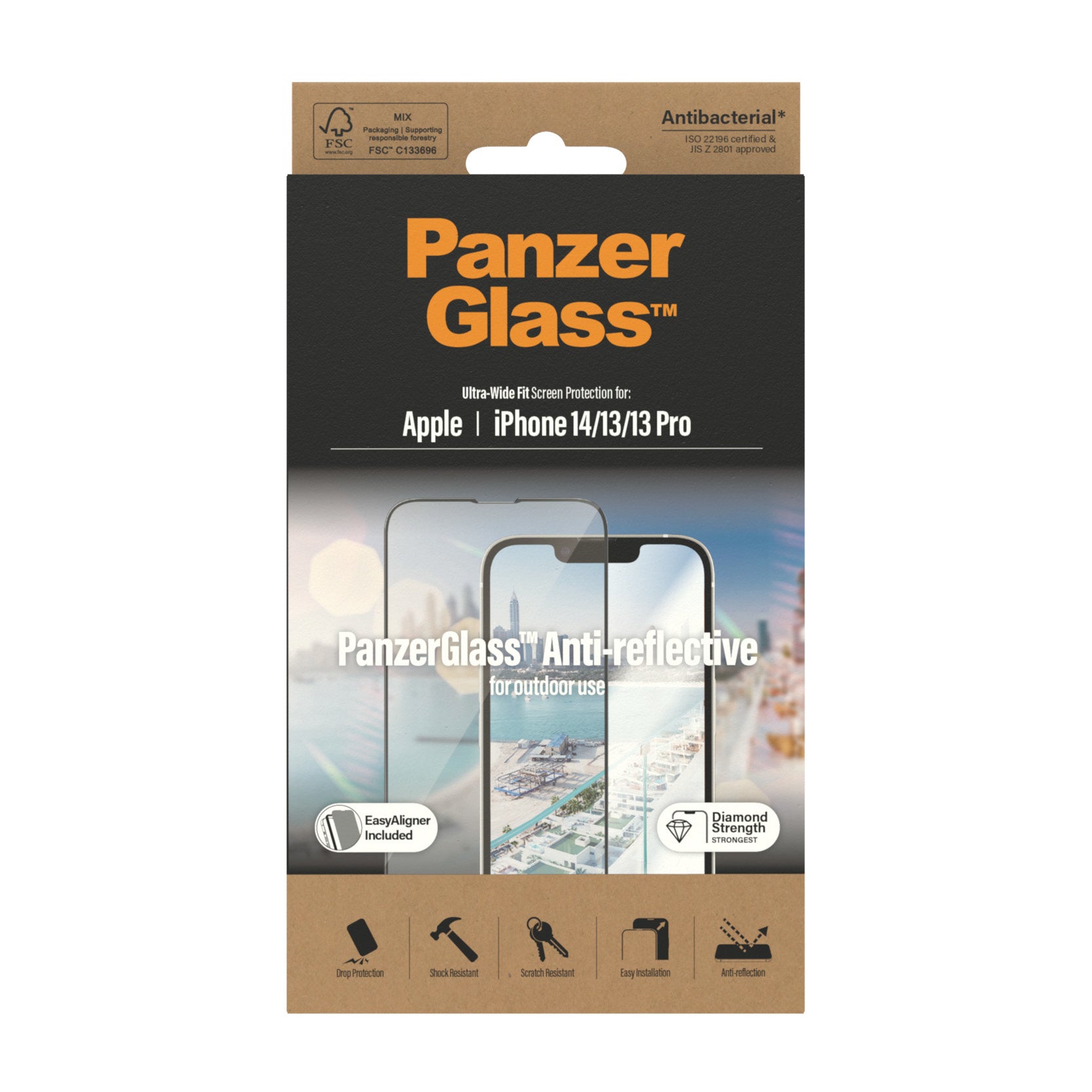 lectricalStuff.se PanzerGlass Ultra-Wide Fit Apple iPhone Genomskinligt skärmskydd 1 styck PanzerGlass 2787 5711724027871