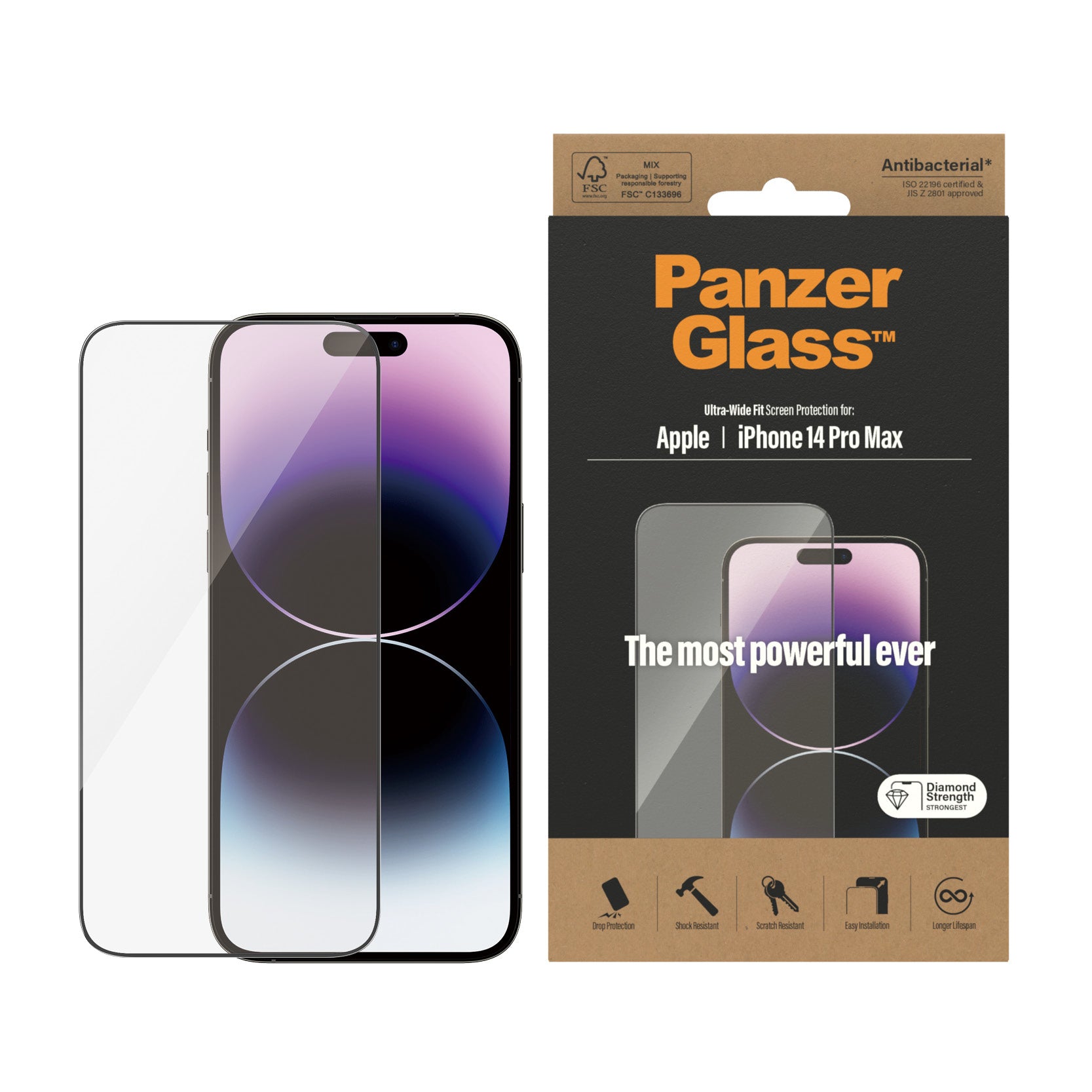 Glass 2774 5711724027741 Skärm- och Baksidesskydd till Mobiltelefoner Ultra-Wide Fit Apple iPhone www.electricalstuff.se E
