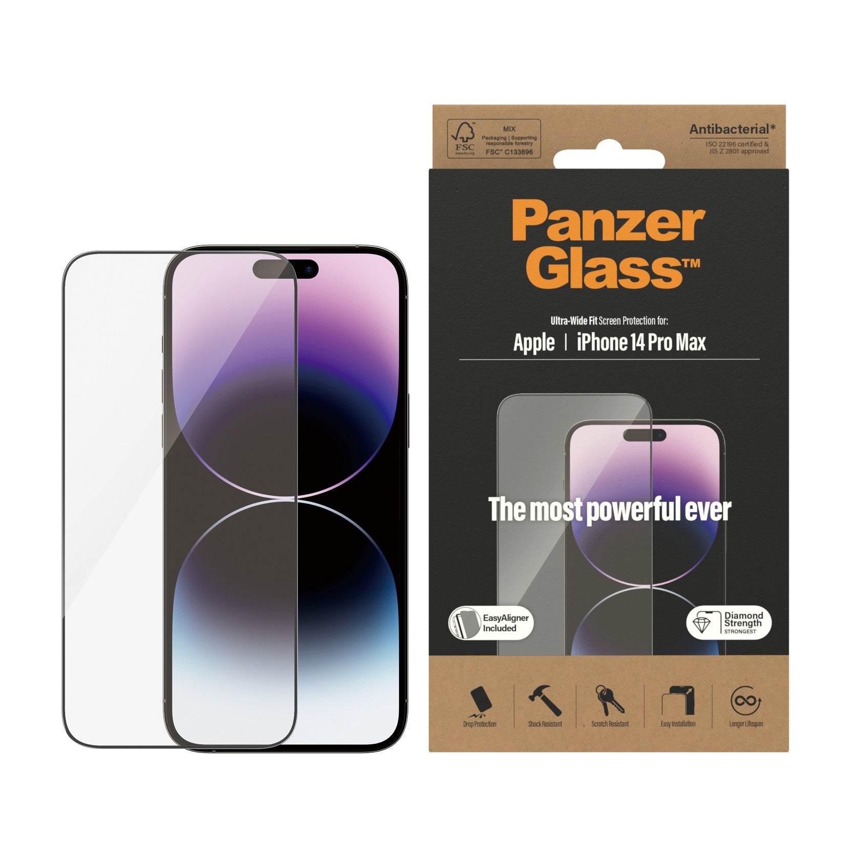 Glass 2786 5711724027864 Skärm- och Baksidesskydd till Mobiltelefoner Ultra-Wide Fit Apple iPhone www.electricalstuff.se E