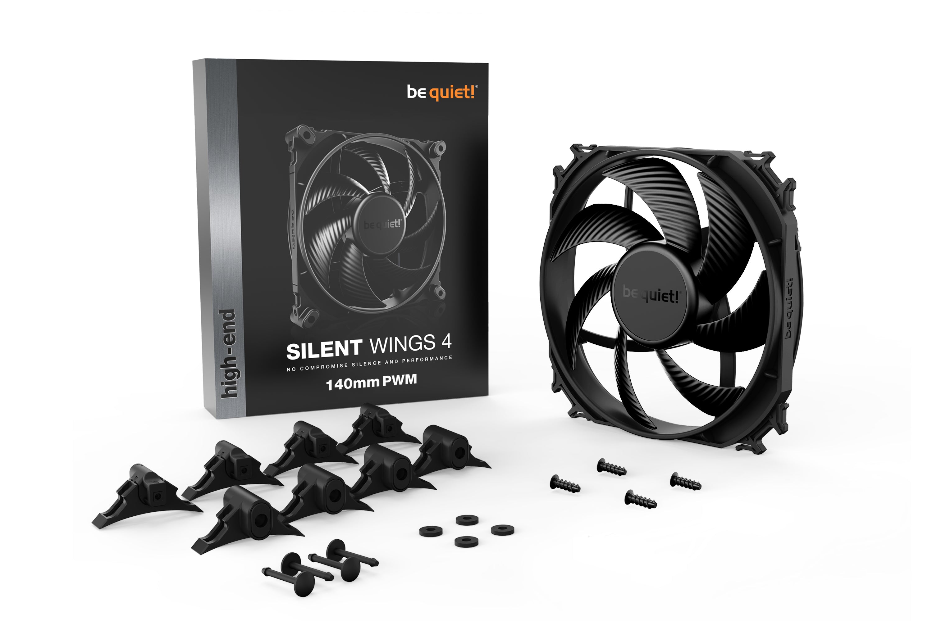 NT WINGS 4 | 140mm PWM www.electricalstuff.se ElectricalStuff.se be quiet! SILENT WINGS 4 | 140mm PWM Datorväska Fan 14 cm