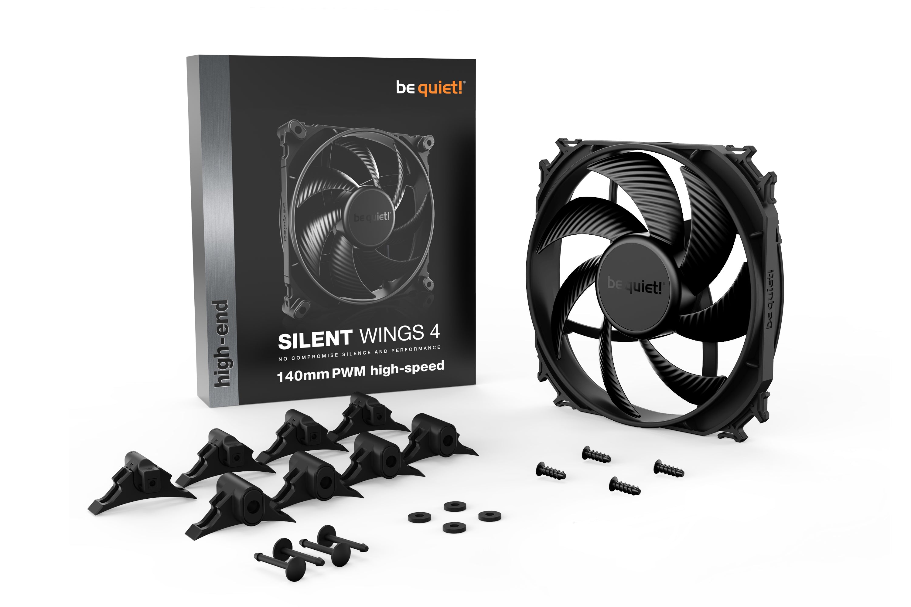 8897 Kylsystem för Datorer SILENT WINGS 4 | 140mm PWM high-speed www.electricalstuff.se ElectricalStuff.se be quiet! SIL