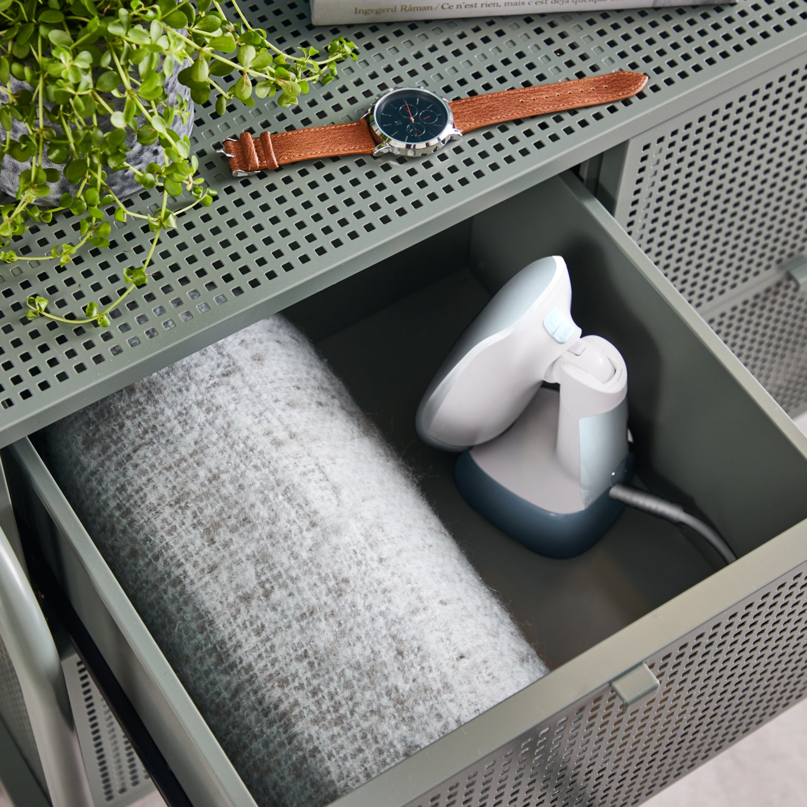 lectricalstuff.se ElectricalStuff.se Tefal Access Steam Pocket DT3041 Handhållen klädångare 1300 W Blå, Vit Tefal DT3041E1