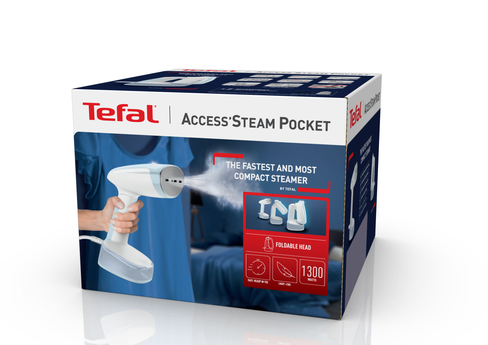 63 Klädångare Access Steam Pocket DT3041 www.electricalstuff.se ElectricalStuff.se Tefal Access Steam Pocket DT3041 Handh