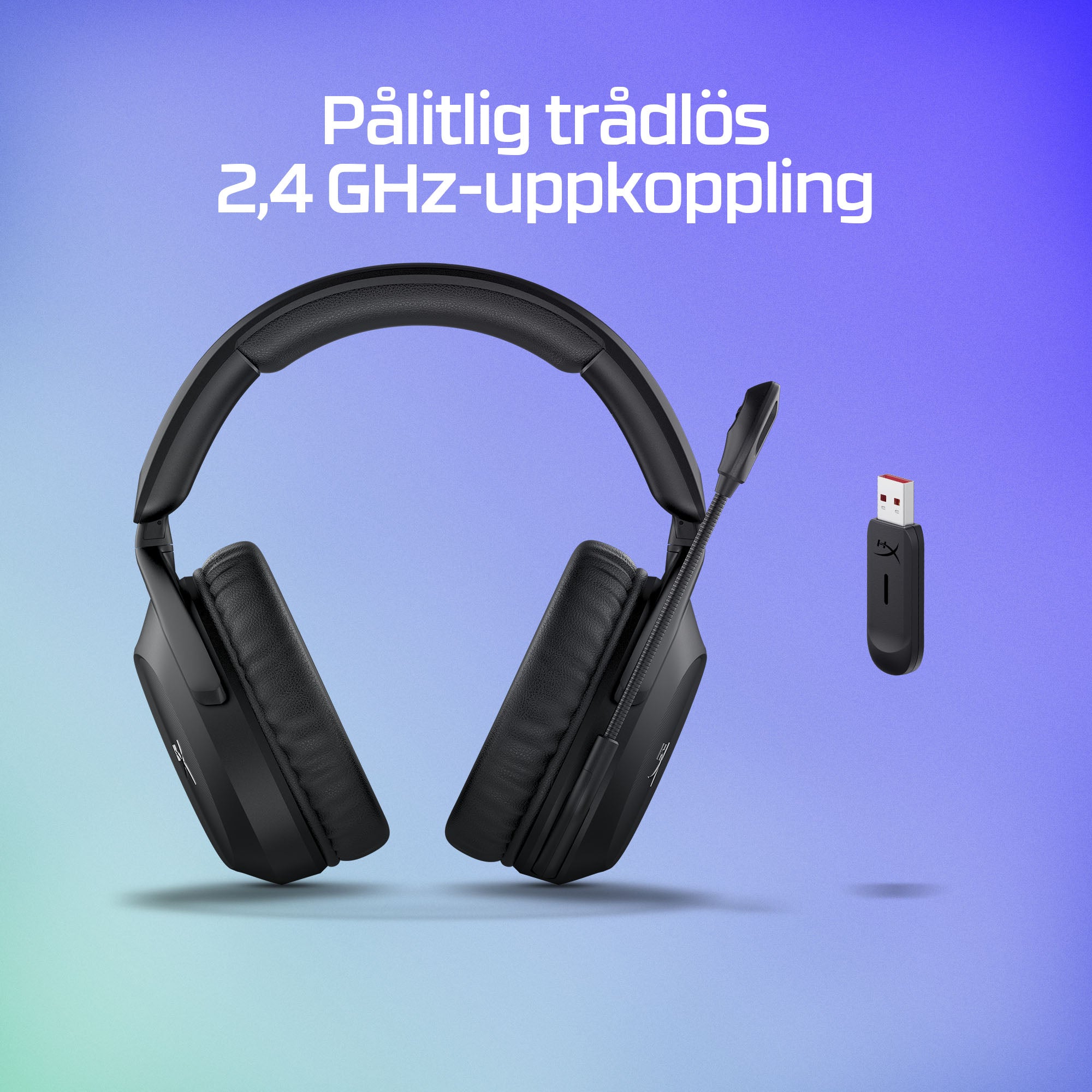 8333479 Hörlurar och Headsets HyperX HyperX Cloud Stinger 2 trådlösa – Gaming-headset www.electricalstuff.se ElectricalStuf