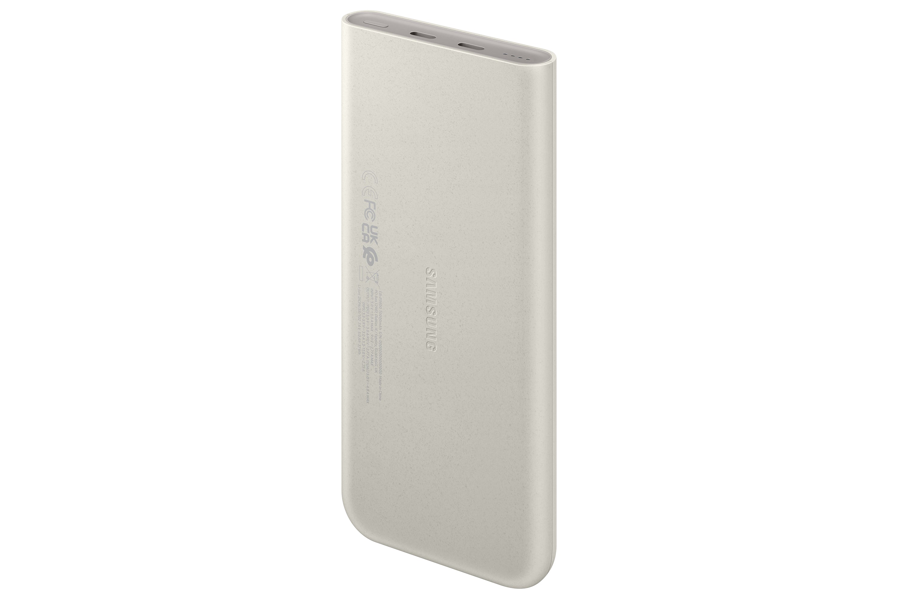 10000 mAh Beige Samsung EB-P3400XUEGEU 8806094682748 Basstationer EB-P3400XUE www.electricalstuff.se ElectricalStuff.se