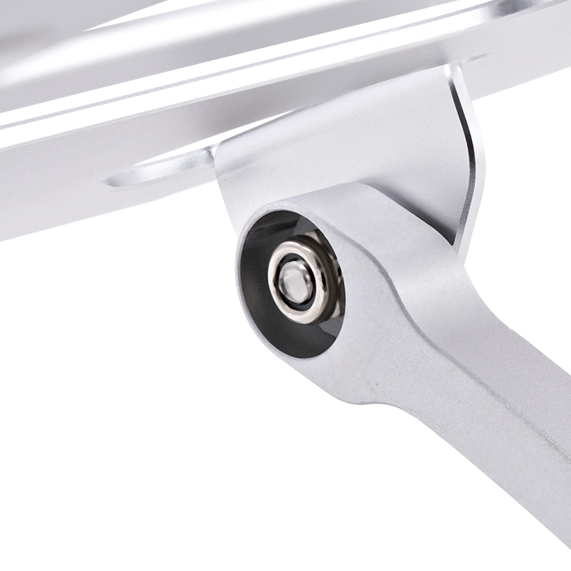 orer Stativ till bärbar dator för skrivbord, ergonomiskt och höjdjusterbart stativ för bärbar dator, aluminium, bärbar, st