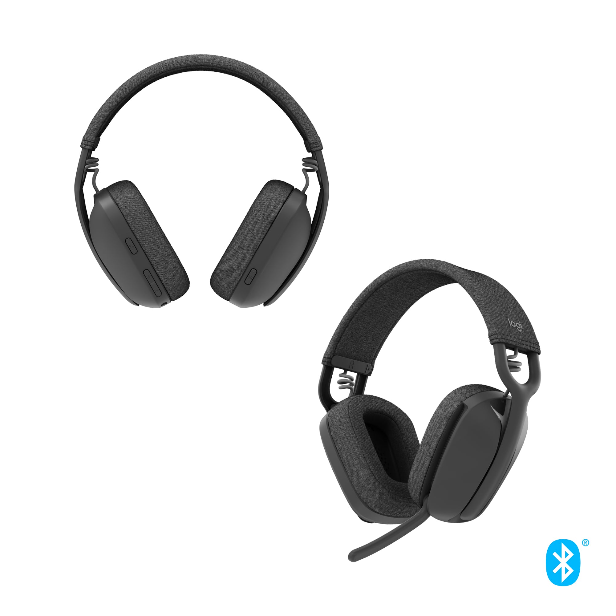 tuff.se Logitech Zone Vibe 100 Headset Trådlös Huvudband Samtal/musik Bluetooth grafit Logitech 981-001213 5099206103917 H
