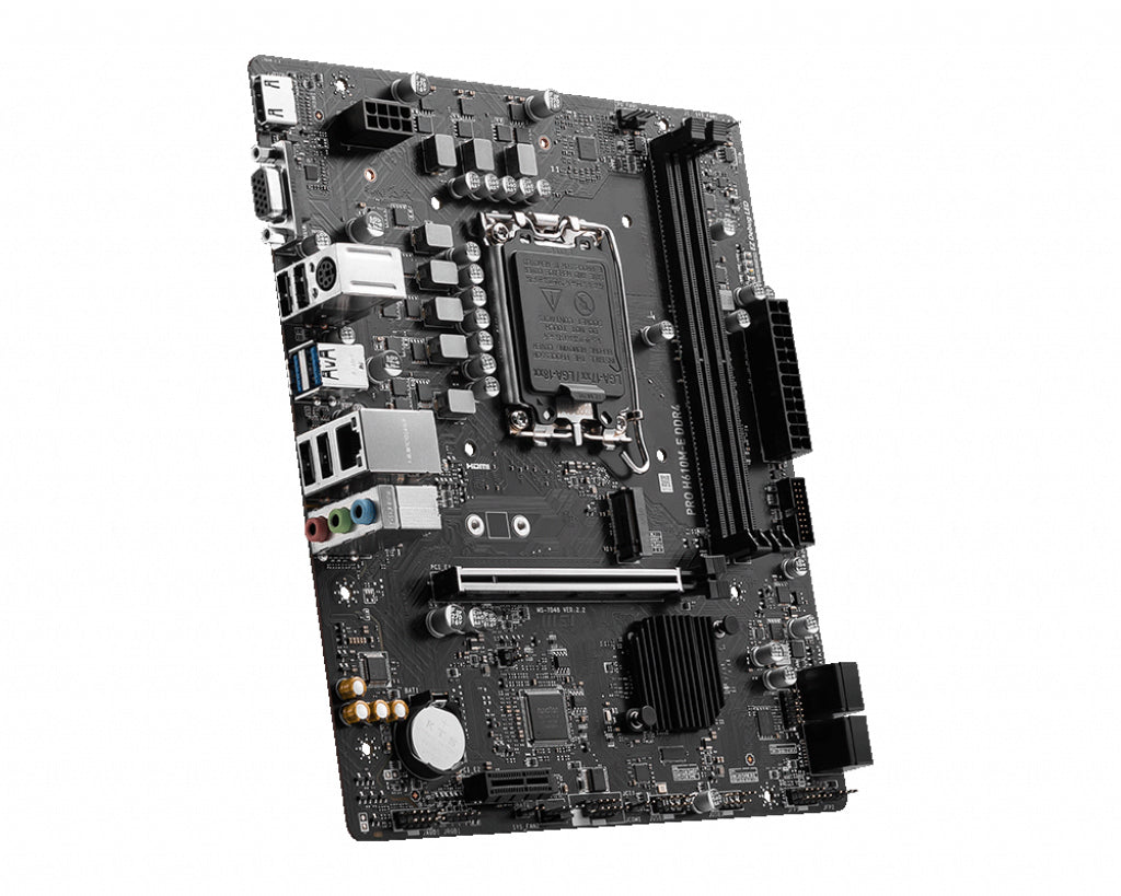 Stuff.se MSI PRO H610M-E DDR4 moderkort Intel H610 LGA 1700 micro ATX MSI PRO H610M-E DDR4 4711377002660 Moderkort PRO H