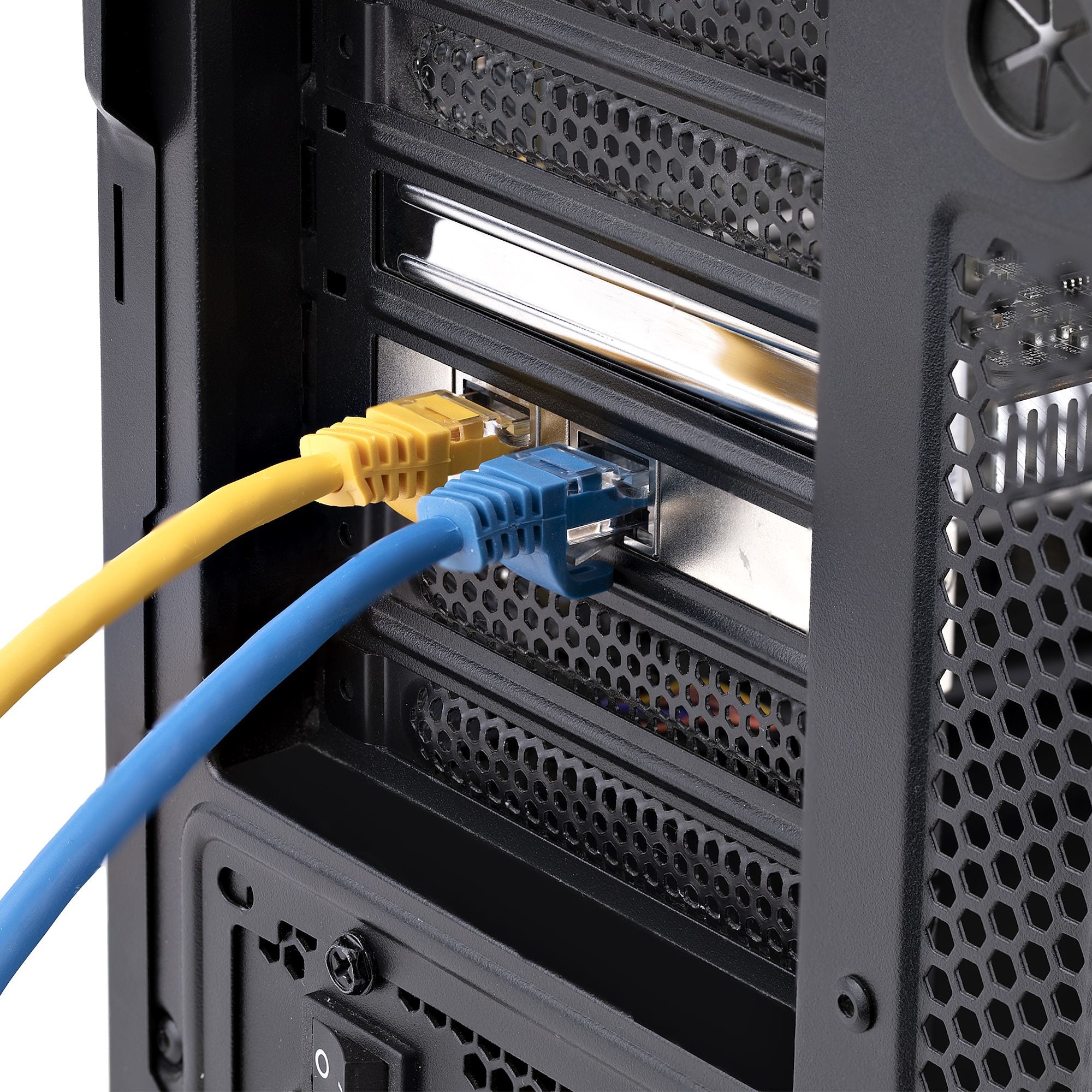 GbE PCIe-kortadapter för nätverk med 2 portar, nätverkskort för datorer/servrar, PCIe Ethernet-kort med sex hastigheter och