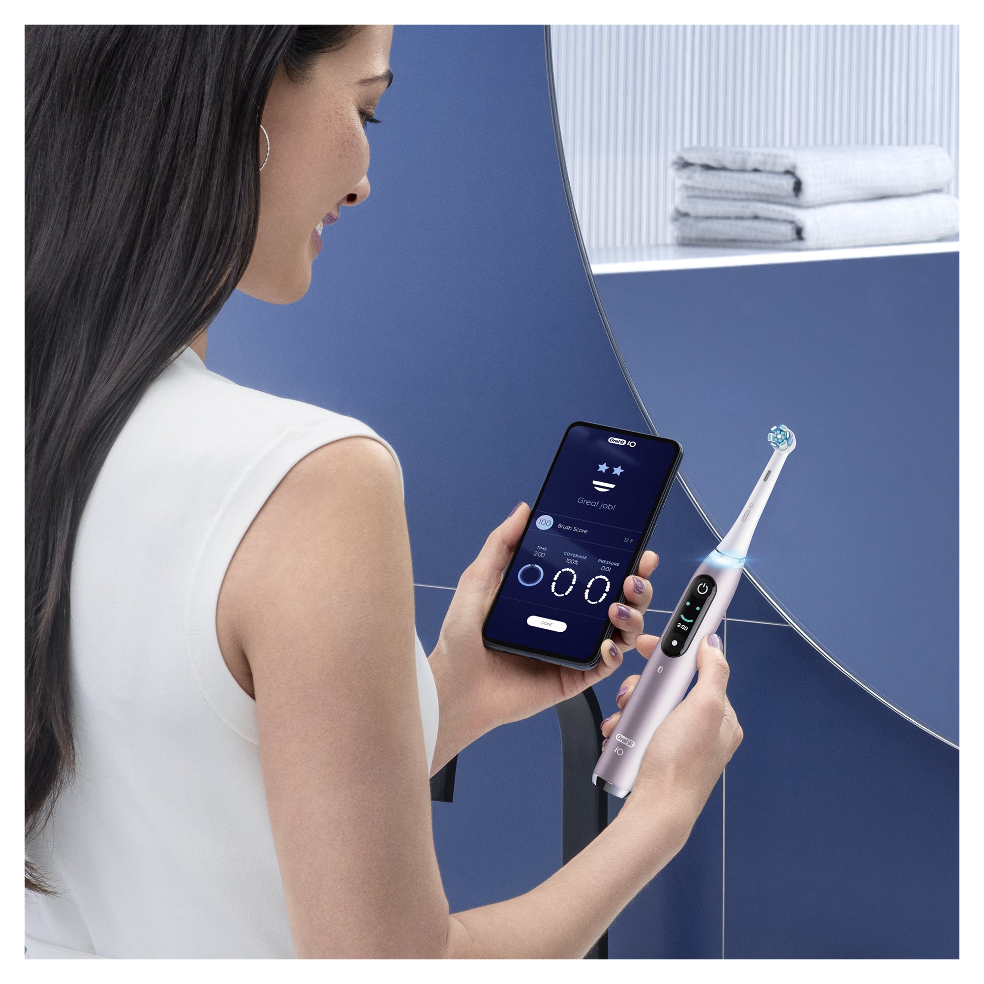 illerande tandborste Rosa Oral-B 408390 4210201408390 Elektriska Tandborstar iO Series 9 iO Series 9n www.electricalstuff.se