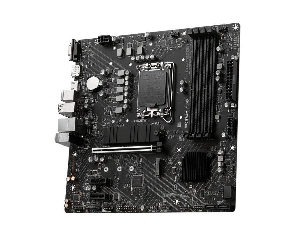 f.se MSI PRO B760M-P DDR4 moderkort Intel B760 LGA 1700 micro ATX MSI PRO B760M-P DDR4 4711377030991|5715063287897|0824142