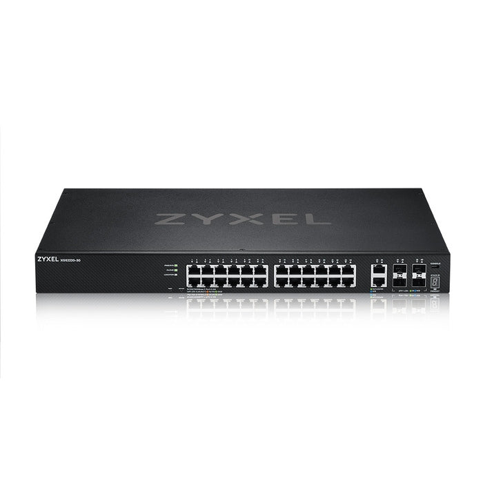 www.electricalstuff.se ElectricalStuff.se Zyxel XGS2220-30 hanterad L3 Gigabit Ethernet (10/100/1000) Svart Zyxel XGS2220-
