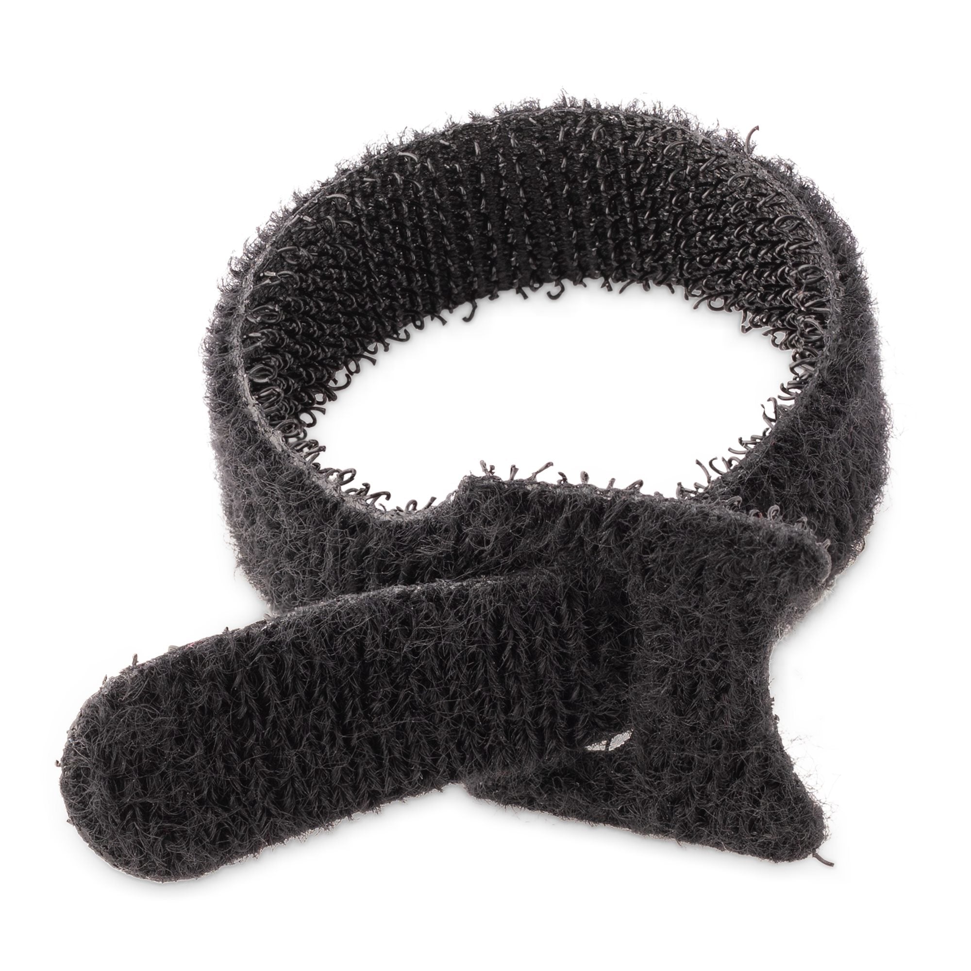 TIES 0065030894104|065030894104 Buntband 6-tums krok-och-ögla-kabelband - 50-pack - Svart - Återanvändbara kabelband - Jus