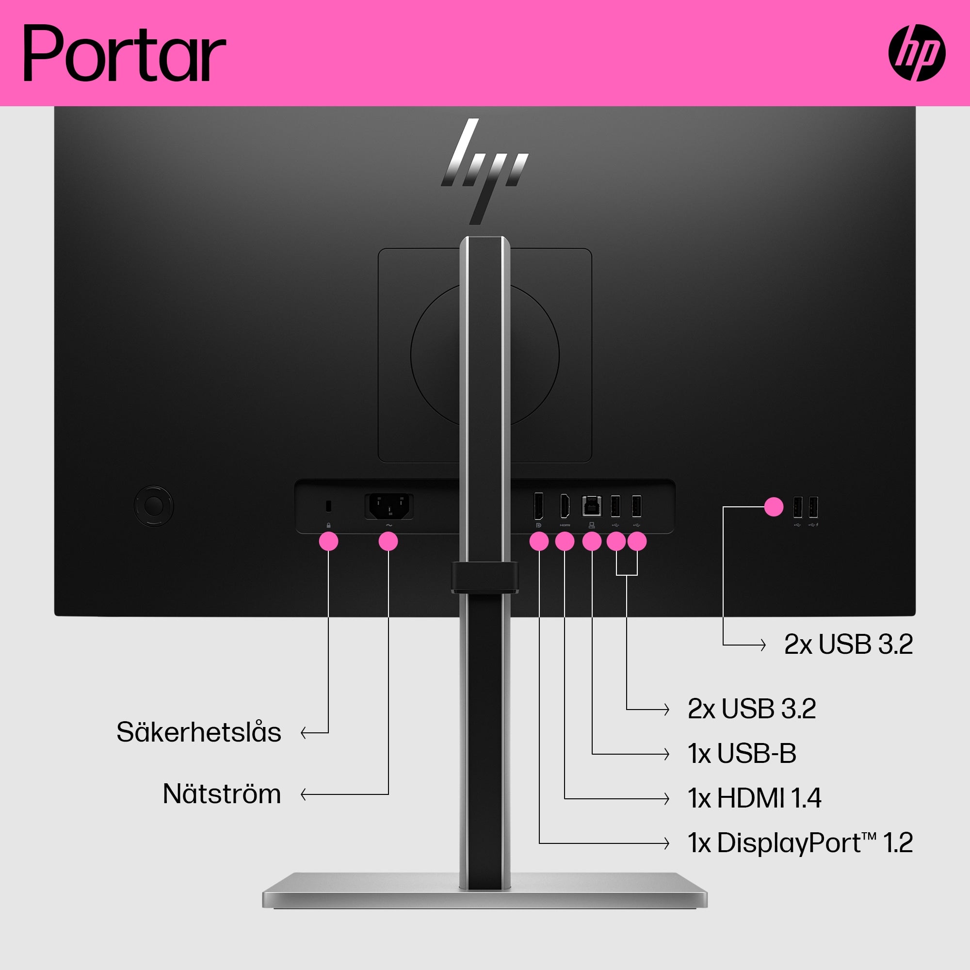 www.electricalstuff.se ElectricalStuff.se HP E24t G5 FHD-pekskärm HP 6N6E6AA#ABB 0196786299810|196786299810 Platta Pc-Skär