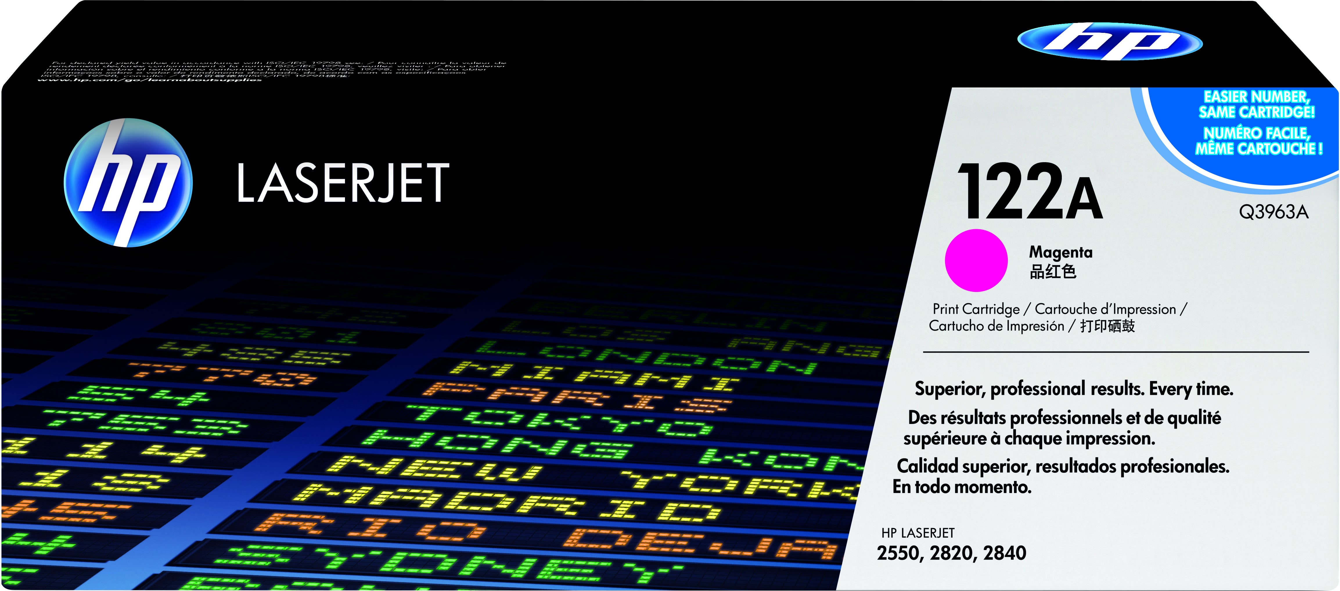 www.electricalstuff.se ElectricalStuff.se HP 122A Magenta Original LaserJet Toner Cartridge Tonerkassett 1 styck HP Q3963A