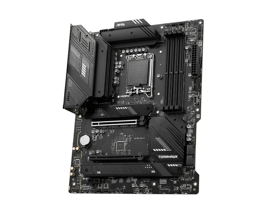 G B760 TOMAHAWK WIFI moderkort LGA 1700 ATX MSI MAG B760 TOMAHAWK WIFI 4711377034210|0824142309285|824142309285 Moderkort
