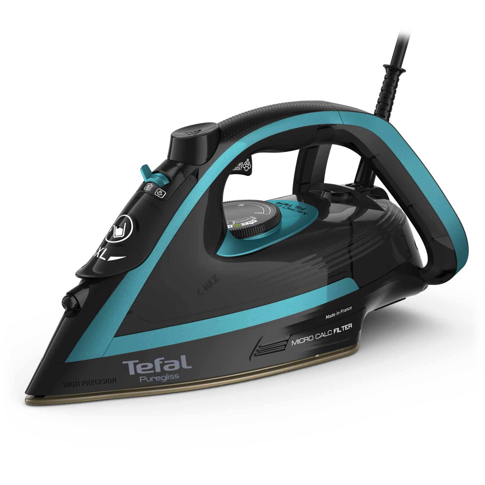 www.electricalstuff.se ElectricalStuff.se Tefal Puregliss FV8066 Torr & Ångstrykjärn Durilium AirGlide Autoclean soleplate