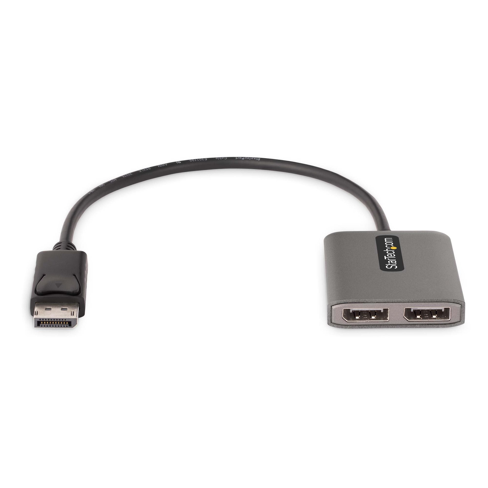 ech.com MST14DP122DP 0065030884044|065030884044 Videokabeladaptrar DisplayPort 1.4-splitter för dubbla bildskärmar, Displa