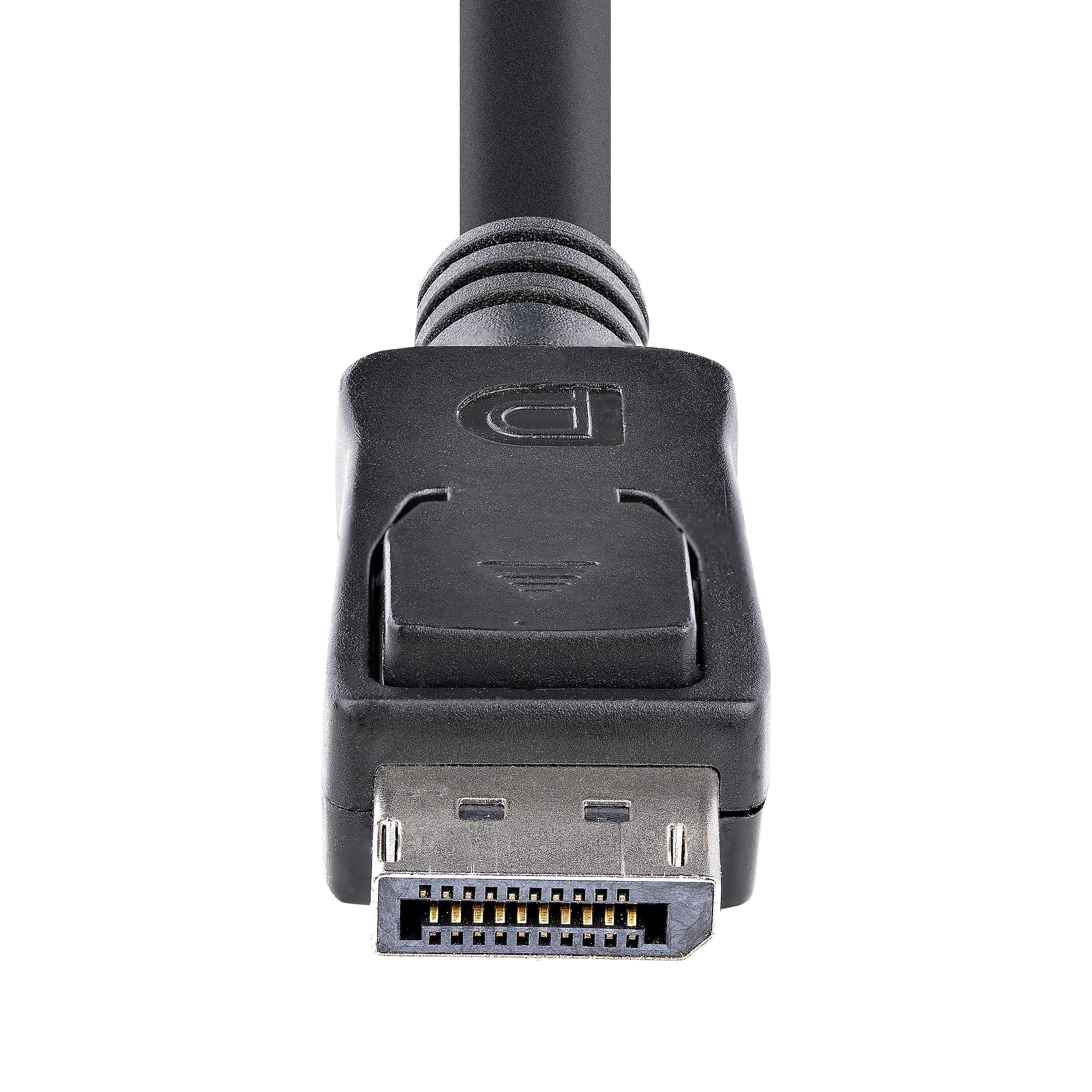 LPORT6L 0065030827812|065030827812|5054533270572 Displayport-Kablar DisplayPort 1.2-kabel med lås – certifierad, 1,8 m www