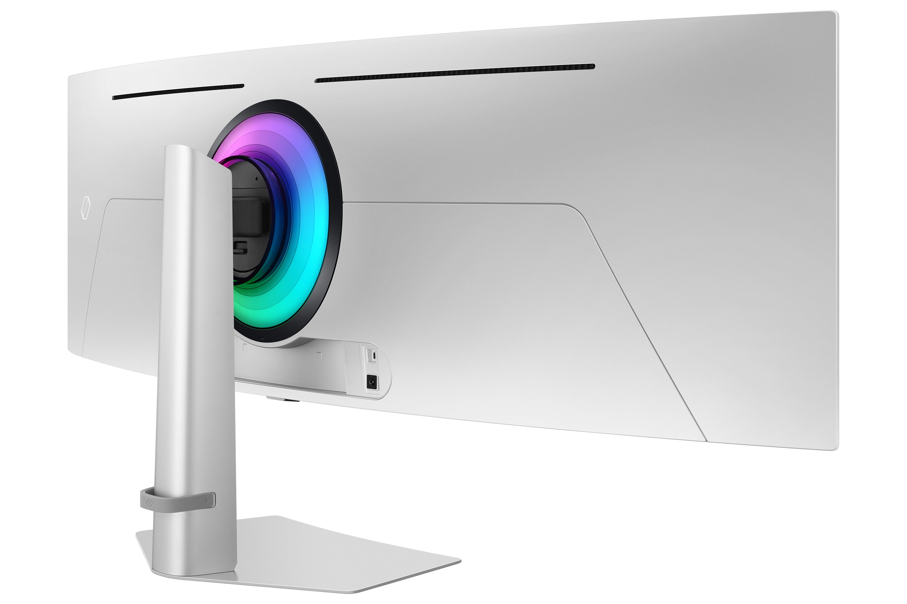 e ElectricalStuff.se Samsung G93SC platta pc-skärmar 124,5 cm (49") 5120 x 1440 pixlar Dual QHD OLED Silver Samsung LS49CG