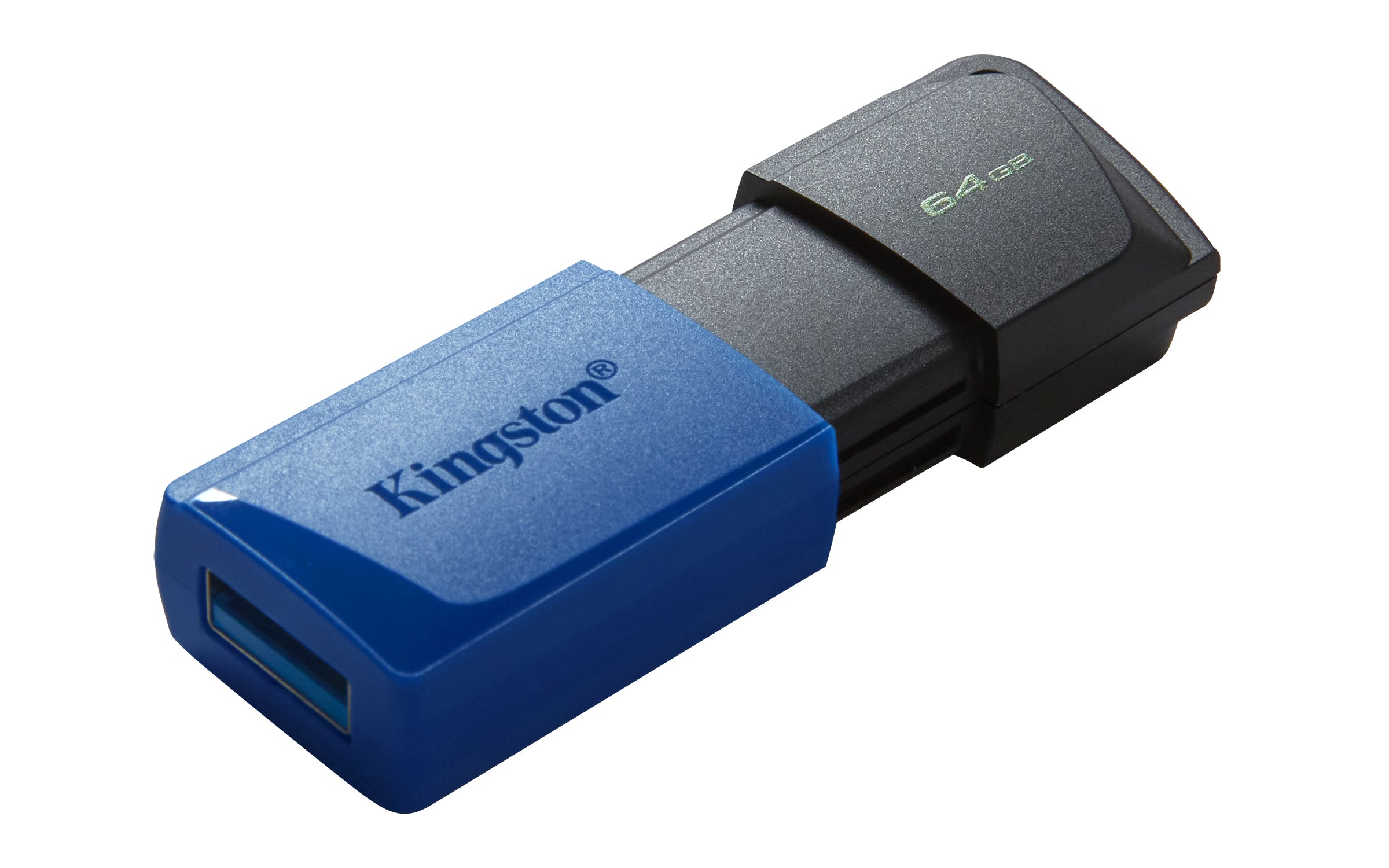 1) Svart, Blå Kingston Technology DTXM/64GB 0740617326260|740617326260 USB-Sticka DataTraveler Exodia M www.electricalstuff