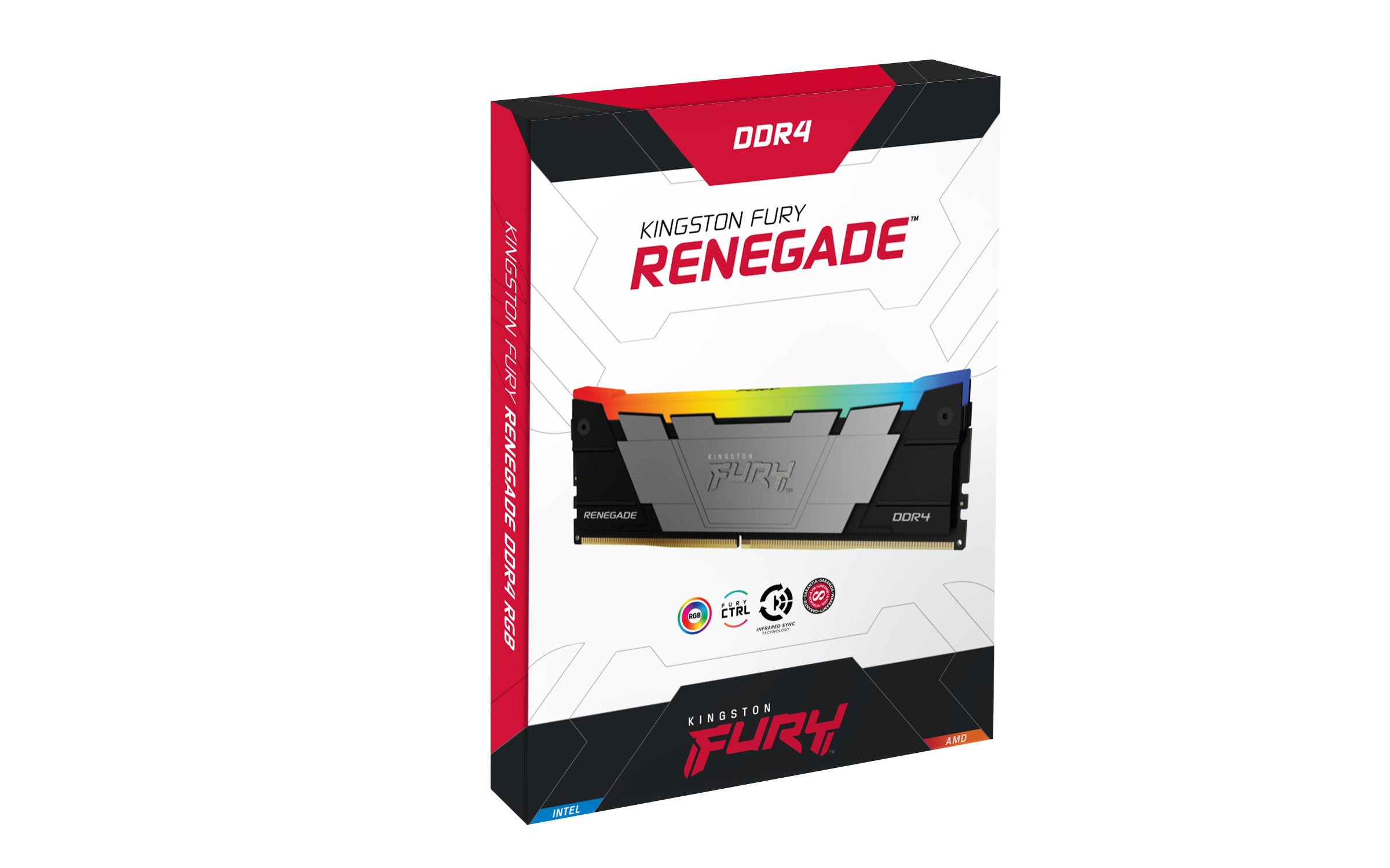nology FURY Renegade RGB RAM-minnen 32 GB 2 x 16 GB DDR4 1800 MHz Kingston Technology KF436C16RB12AK2/32 0740617338225|74061