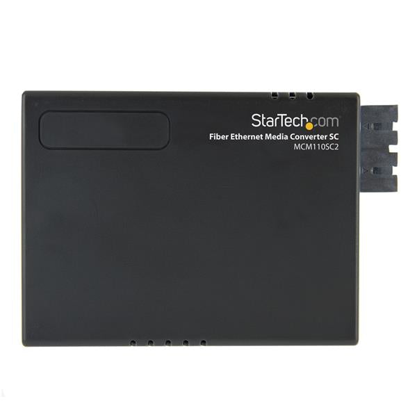 e Svart StarTech.com MCM110SC2EU 0065030836838|065030836838 Mediakonverterare För Nätverk MCM110SC2 www.electricalstuff.se