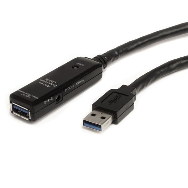 www.electricalstuff.se ElectricalStuff.se StarTech.com USB3AAEXT3M USB-kablar USB 3.2 Gen 1 (3.1 Gen 1) 3 m USB A Svart St