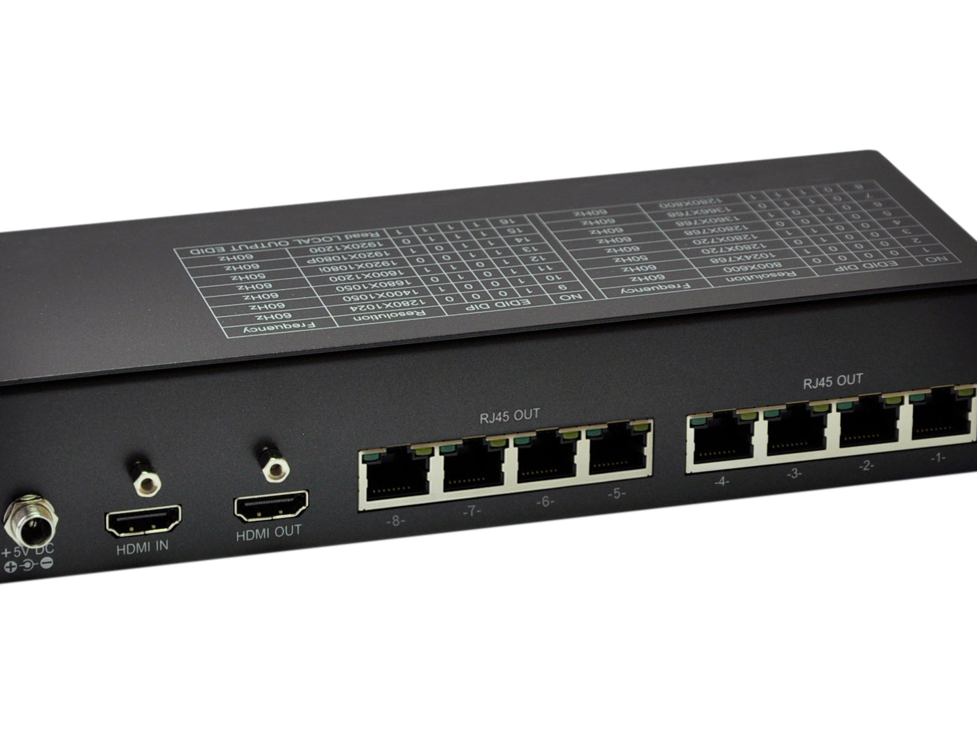 ndare för AV-utrustning Svart LevelOne HVE-9118T 4015867201831 AV-Förlängare HVE-9118T www.electricalstuff.se ElectricalSt