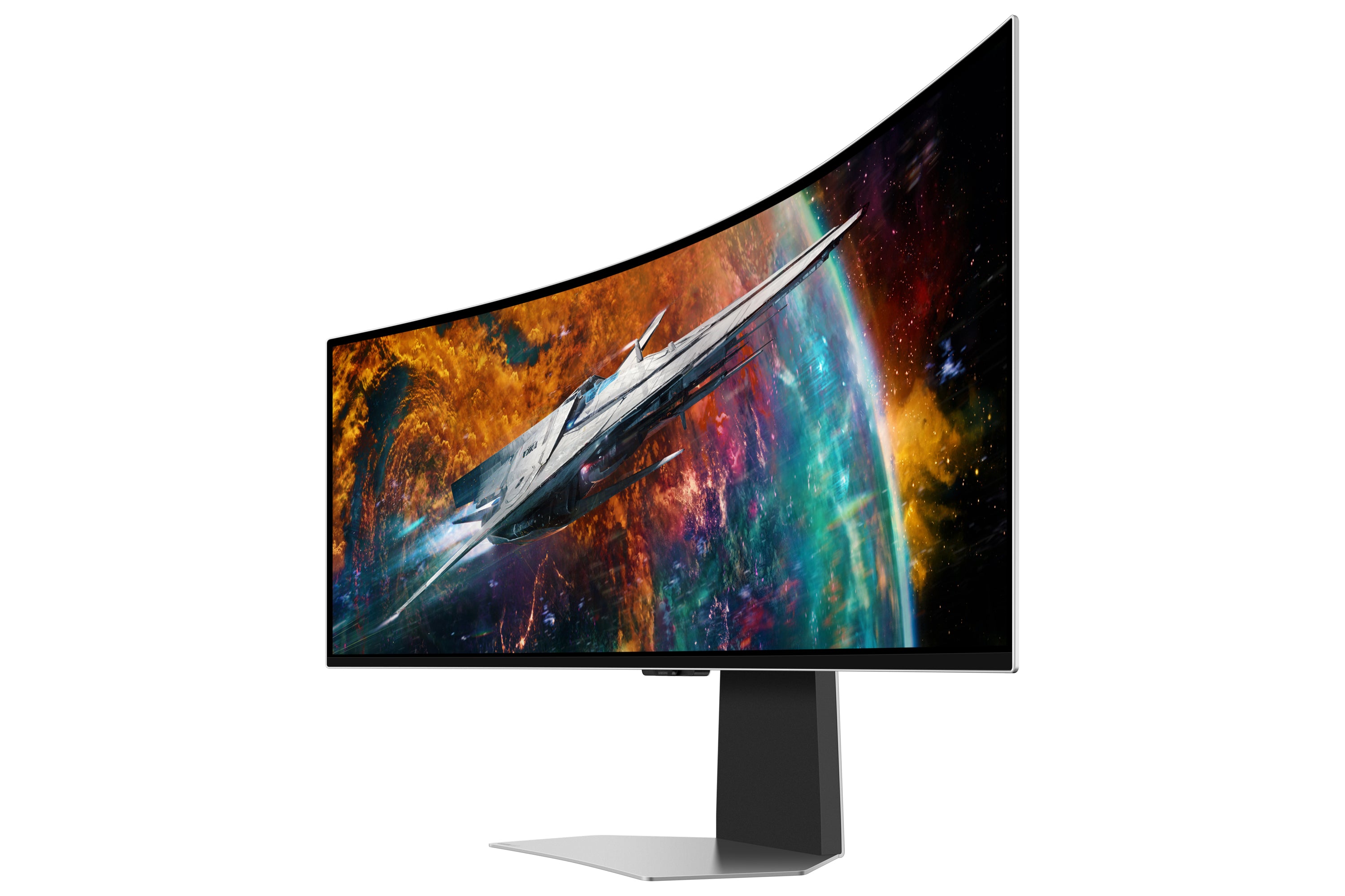 ,5 cm (49") 5120 x 1440 pixlar Dual QHD OLED Silver Samsung LS49CG954SUXEN 8806094972566 Platta Pc-Skärmar Odyssey OLED G9 G