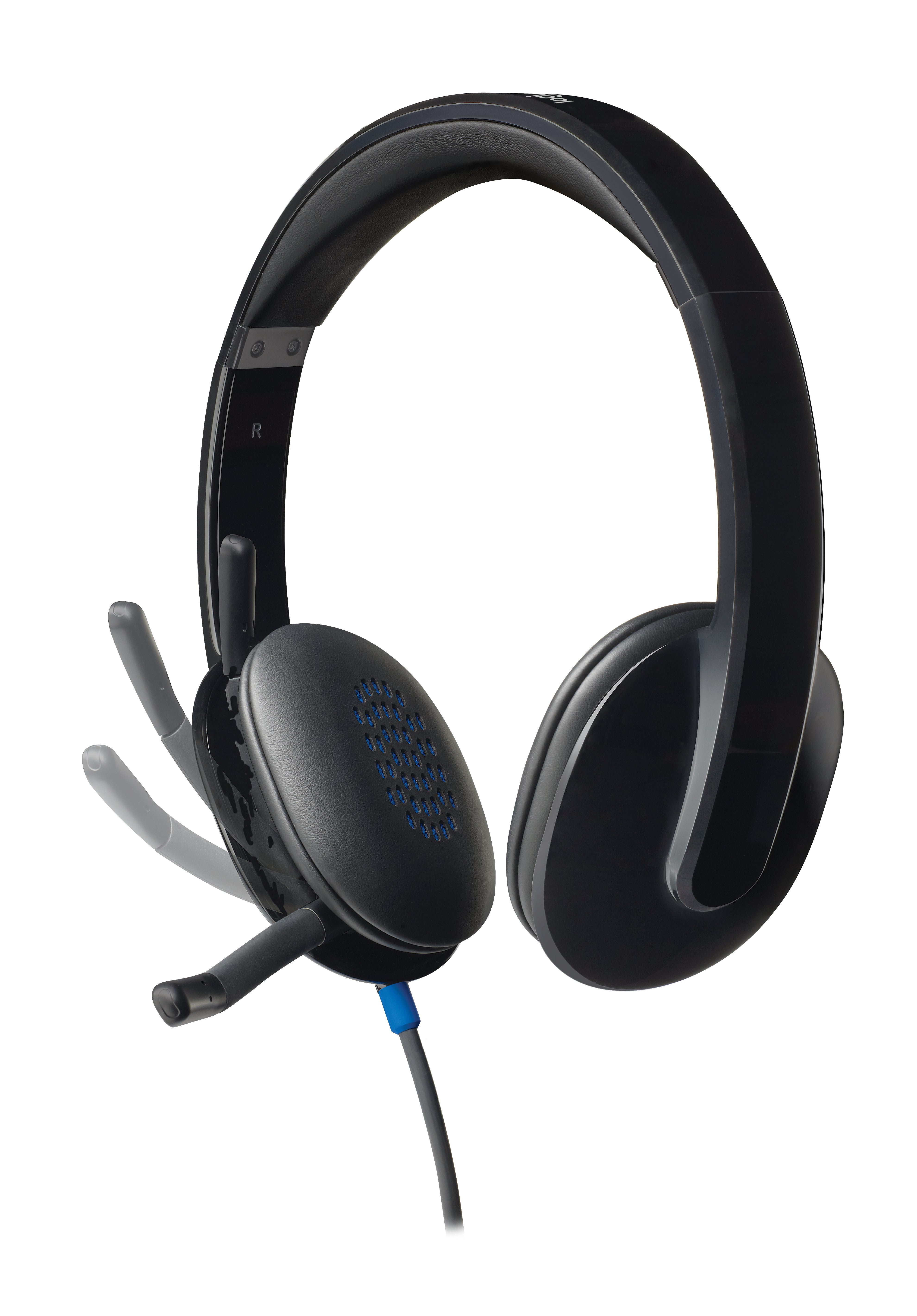 0 5099206038868 Hörlurar och Headsets H540 www.electricalstuff.se ElectricalStuff.se Logitech H540 Headset Kabel Huvudba