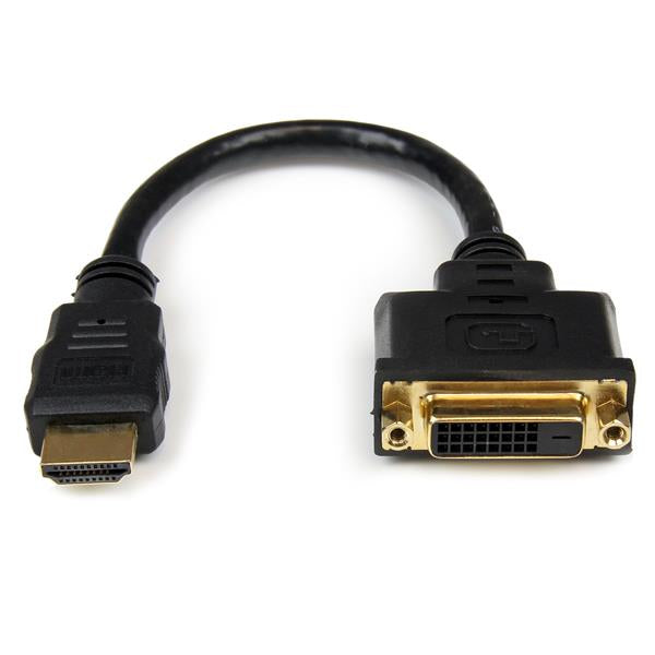 www.electricalstuff.se ElectricalStuff.se StarTech.com 20 cm HDMI till DVI-D-videokabeladapter - HDMI-hane till DVI-hona S