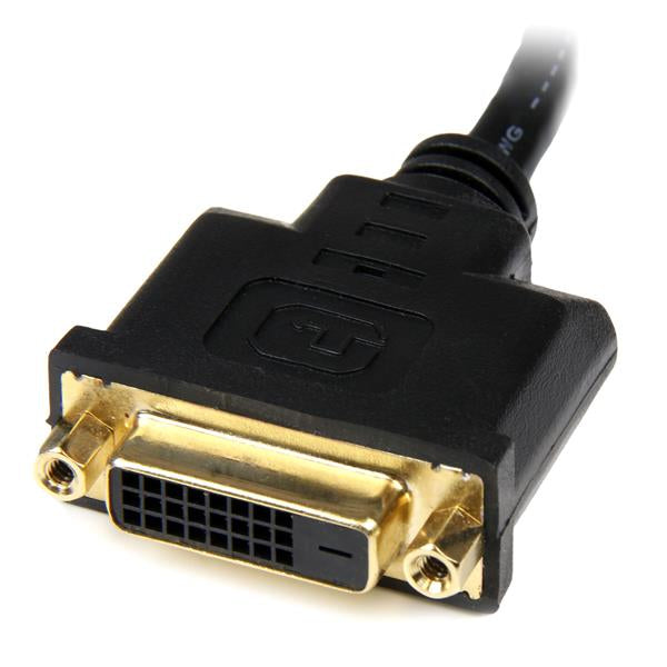 20 cm HDMI till DVI-D-videokabeladapter - HDMI-hane till DVI-hona www.electricalstuff.se ElectricalStuff.se StarTech.com