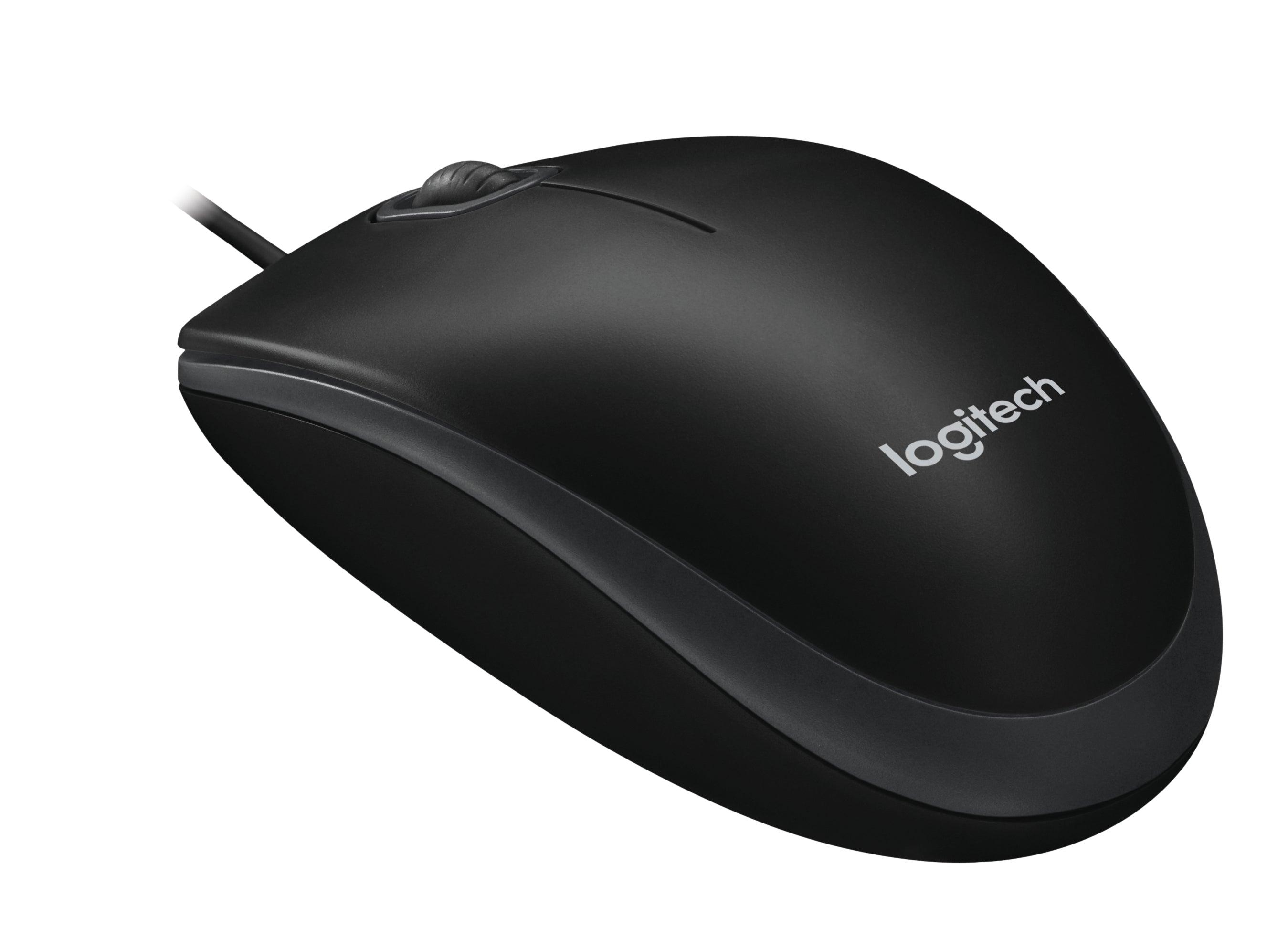 Logitech B100 datormöss Kontor Ambidextrous USB Type-A Optisk 800 DPI Logitech 910-003357 5099206041271 Datormöss B100