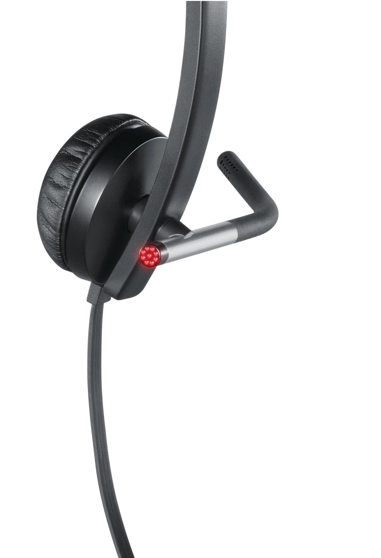 e Headset Kabel Huvudband Kontor/callcenter USB Type-A Svart, Silver Logitech 981-000519 5099206041196 Hörlurar och Headsets