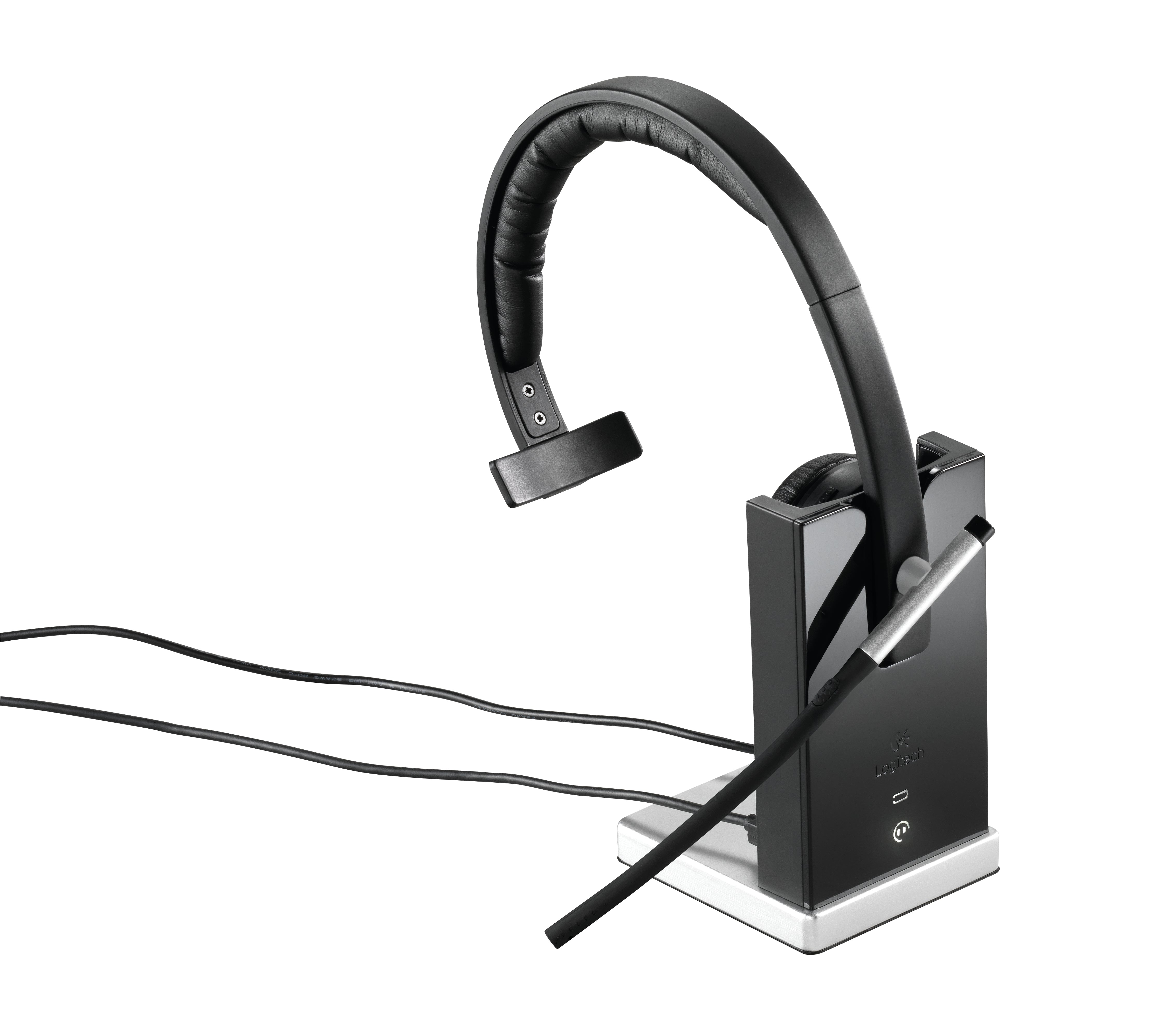 20e Headset Trådlös Huvudband Kontor/callcenter Laddningsställ Svart Logitech 981-000512 5099206041622 Hörlurar och Headsets