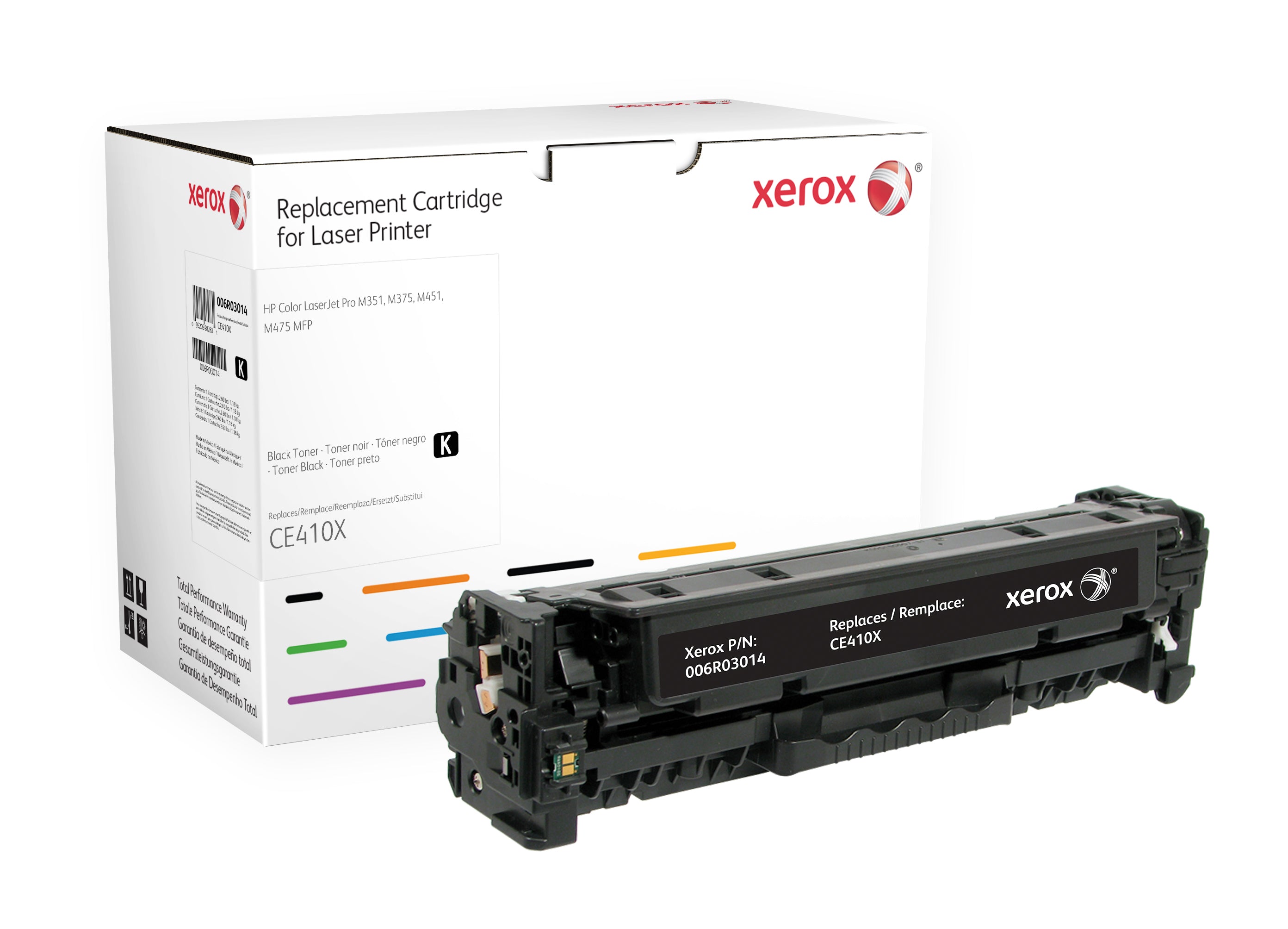 www.electricalstuff.se ElectricalStuff.se Xerox Svart tonerkassett. Motsvarar HP CE410X. Passar till HP Colour LaserJet M3