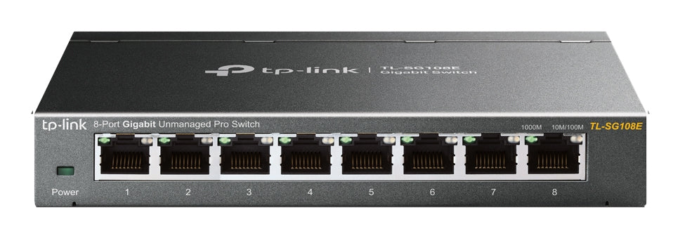 www.electricalstuff.se ElectricalStuff.se TP-Link TL-SG108E nätverksswitchar hanterad L2 Gigabit Ethernet (10/100/1000) Sv