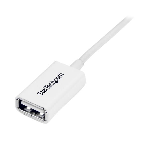 SB2.0 m/f USB-kablar USB A Vit StarTech.com USBEXTPAA3MW 0065030851237|065030851237|5054533523623 USB-Kablar 3m USB2.0 m/f