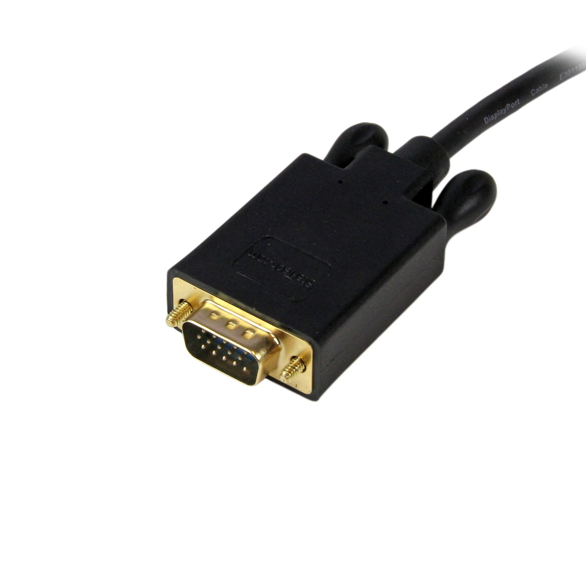 t to VGA Adapter Converter Cable – DP to VGA 1920x1200 - Black StarTech.com DP2VGAMM6B 0065030852463|065030852463|4058829164