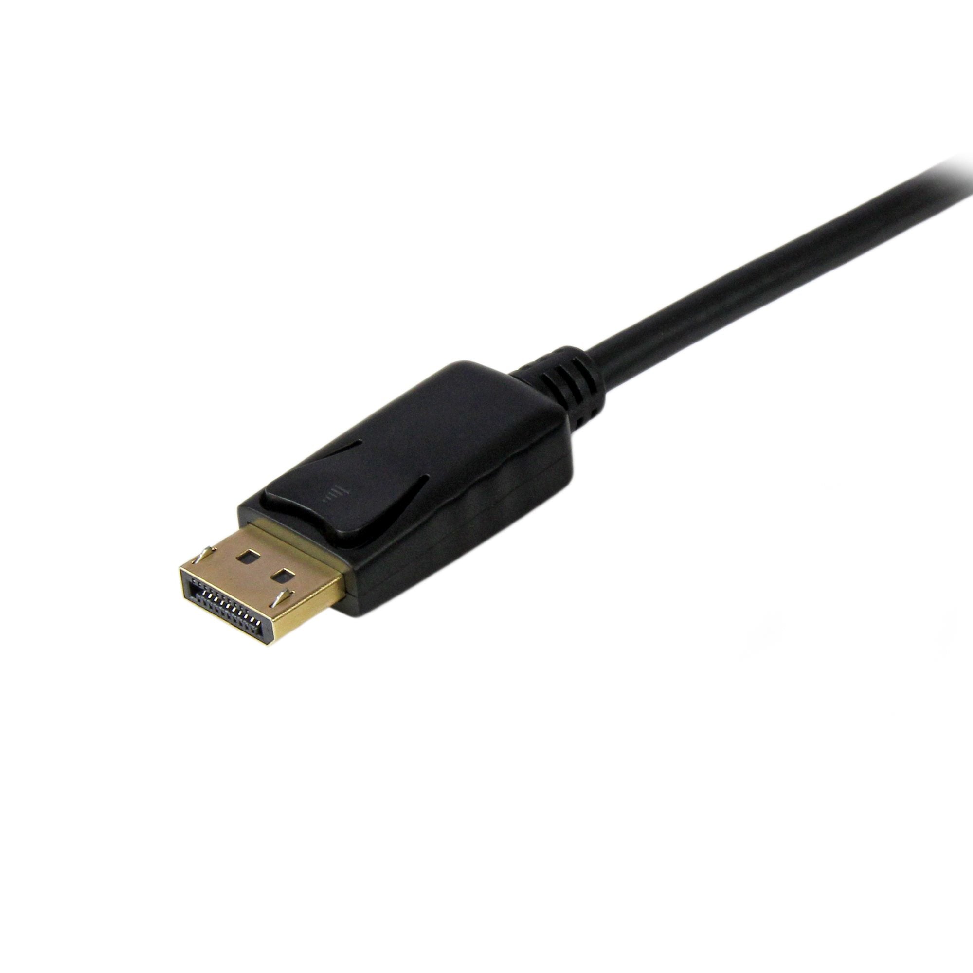 200 - Black StarTech.com DP2VGAMM6B 0065030852463|065030852463|4058829164805 Videokabeladaptrar 6 ft DisplayPort to VGA Ad